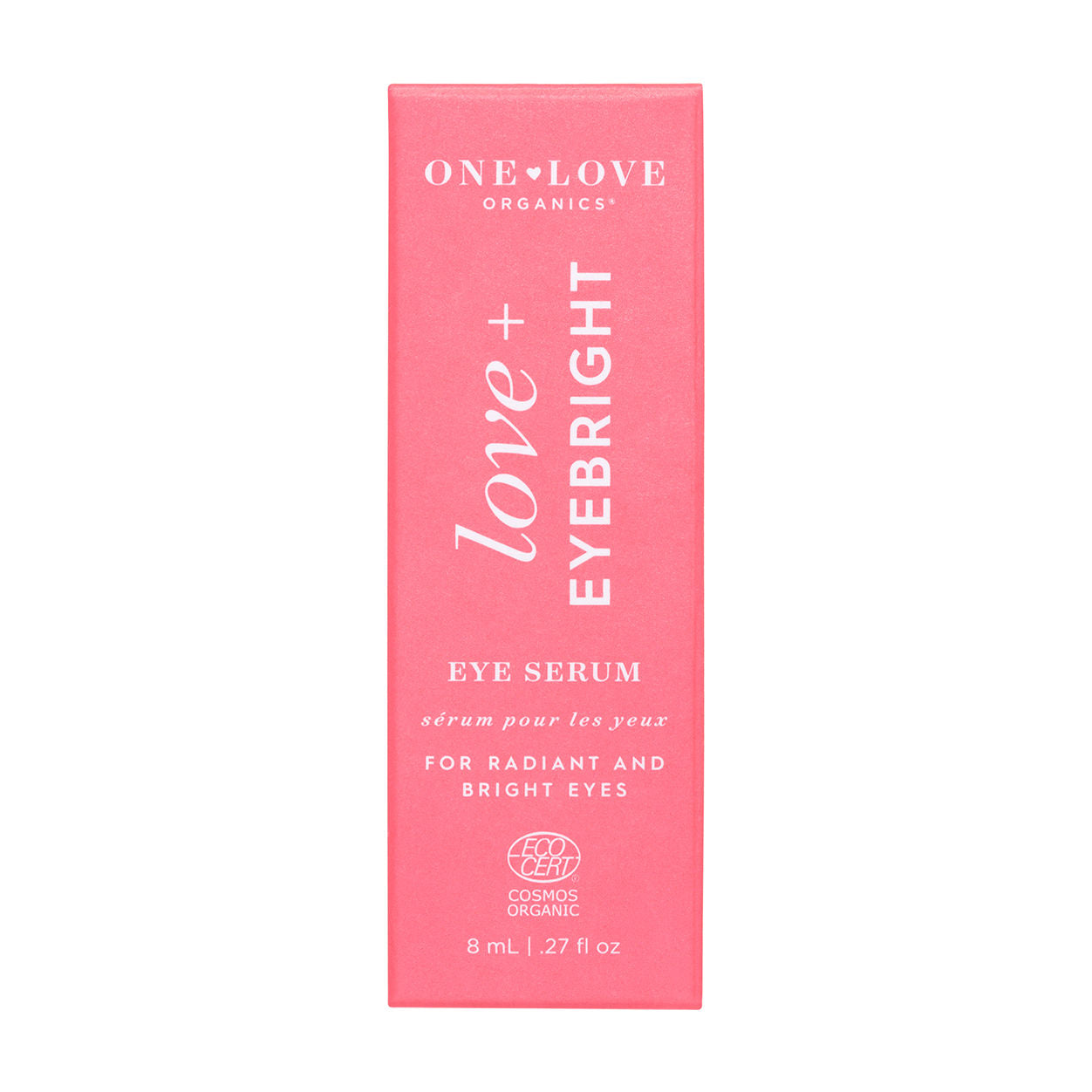 Love + Eyebright Eye Serum for Dark Circles & Puffiness - Brightening & Hydrating Under Eye Treatment - Perfect for Morning & Night Skincare Routine