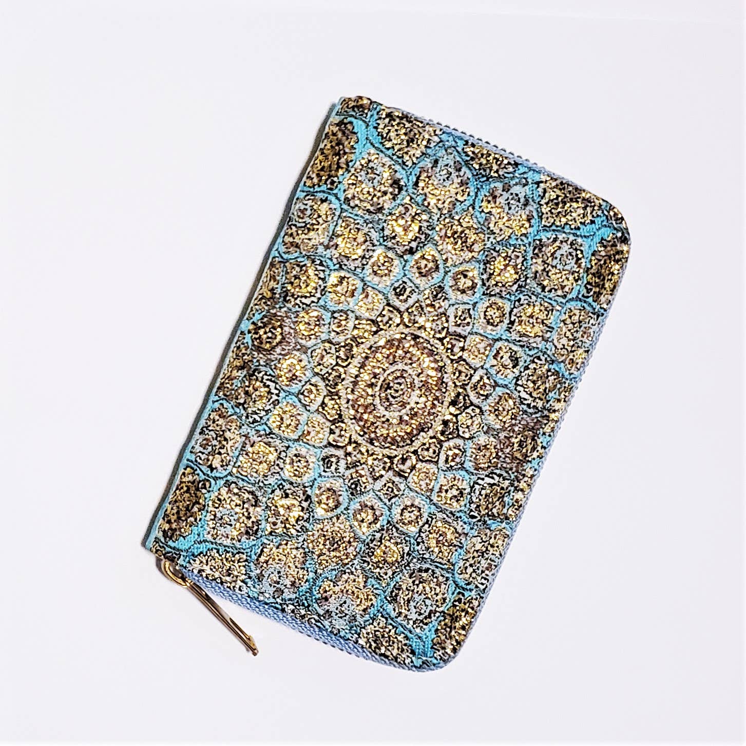 Stylish Turkish Rug Inspired Small Zip Close Wallet for Women - Perfect for Travel, Everyday Use & Gift Giving