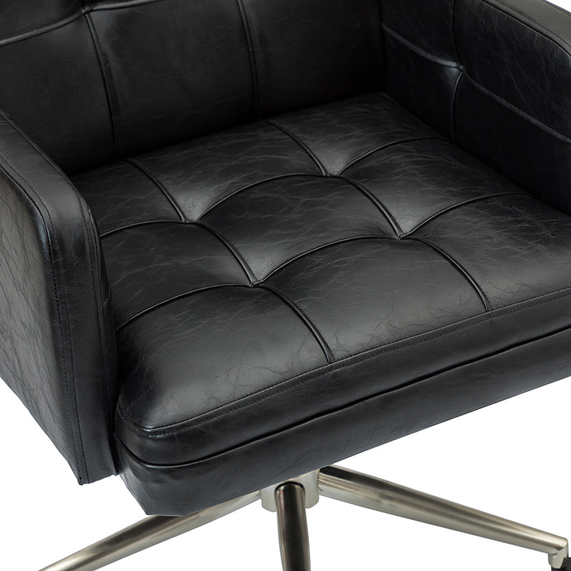 Ergonomic Leo Task Chair - Adjustable Office Chair with Lumbar Support for Home & Office Workspaces - Perfect for Long Hours of Sitting, Computer Work, and Study Sessions
