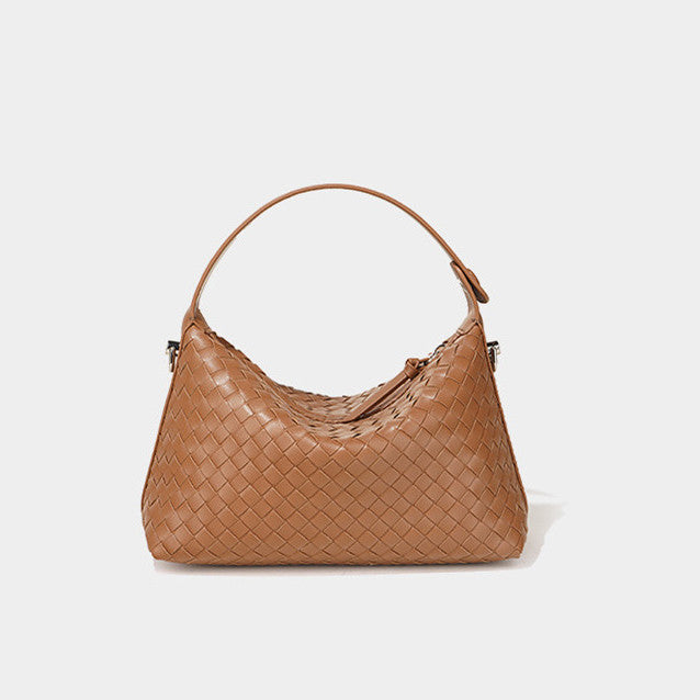 Stylish Woven Everyday Tote Bag for Women - Lightweight & Durable Handbag for Work, Shopping & Beach Outings
