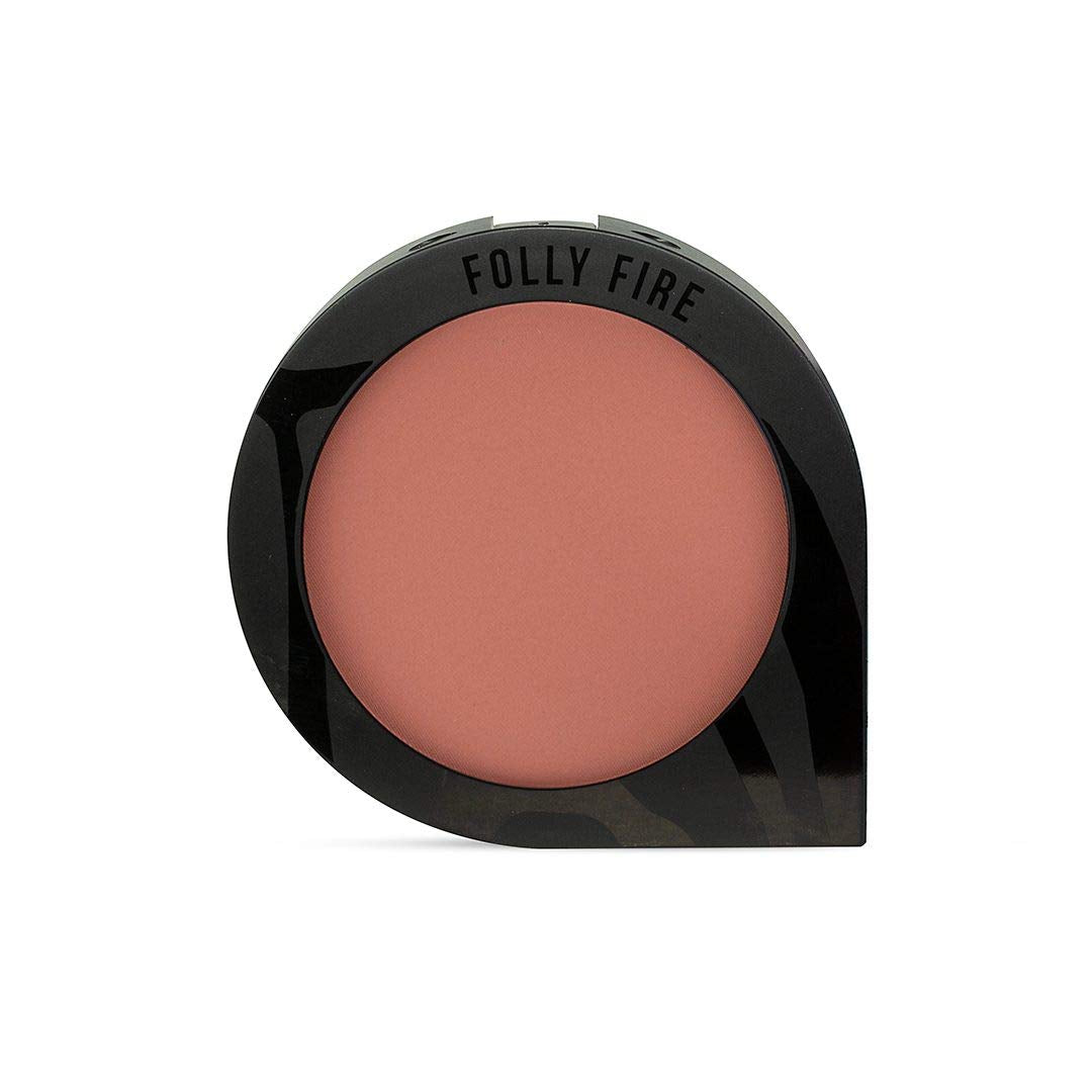 Folly Fire Serial Blusher - Speculation! Powder Blush 0.30 oz | Long-Lasting Matte Finish for Cheeks | Perfect for Everyday Wear & Special Occasions