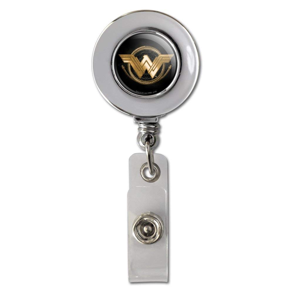 Wonder Woman Golden Lasso ID Badge Holder - Cosplay & Comic Con Accessory