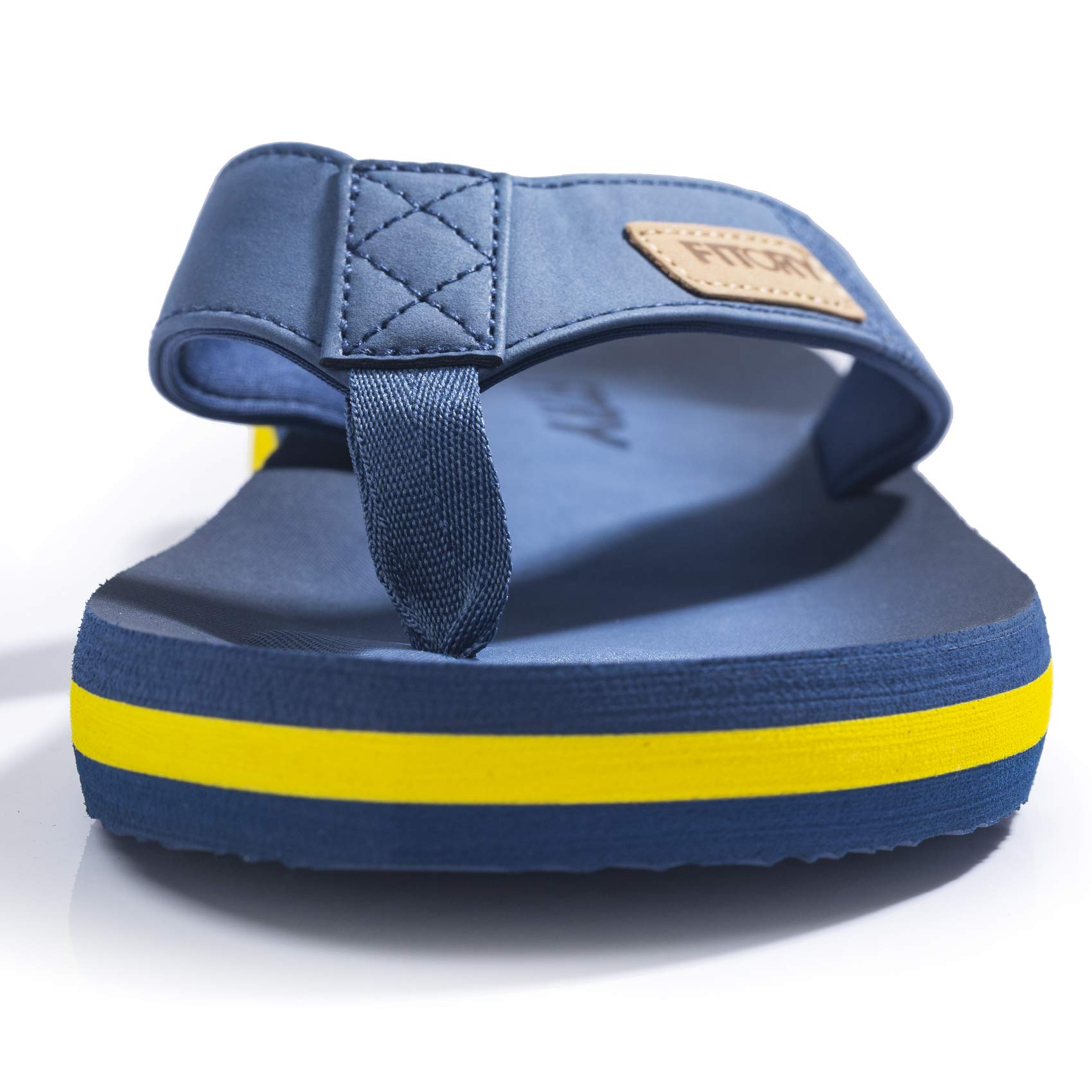 FITORY Men's Flip Flops - Comfortable Thong Sandals for Beach, Pool & Summer - Sizes 6-15 - Lightweight & Durable Slippers for Outdoor, Travel & Casual Wear