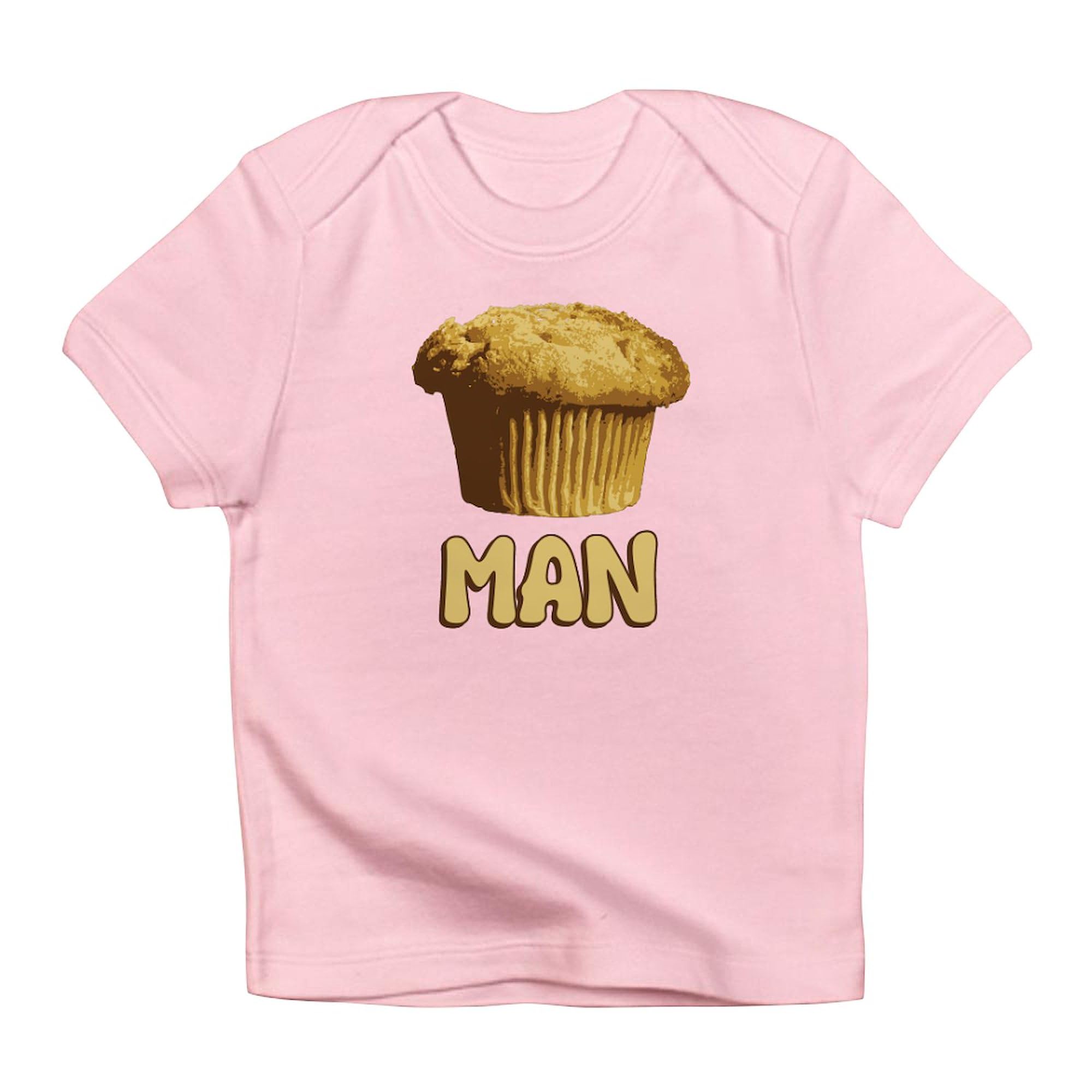 CafePress Muffin Man Infant T-Shirt - 100% Cotton Cute Graphic Baby Tee for Boys & Girls | Perfect for Playdates, Birthday Parties & Family Photos