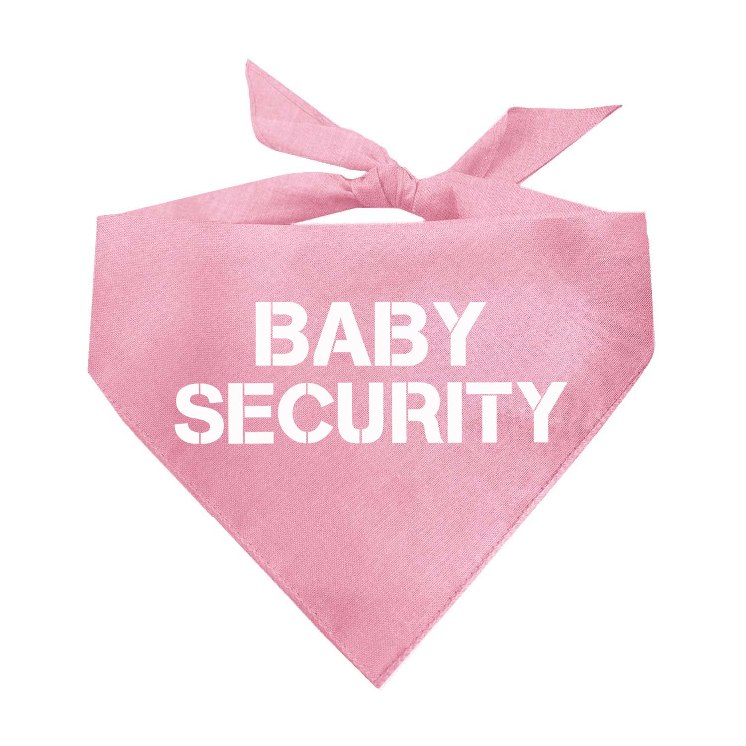Baby Announcement Dog Bandana for Small Dogs - 7 Baby Pink XS Pet Bandana for Newborn Photo Shoots & Gender Reveal Parties