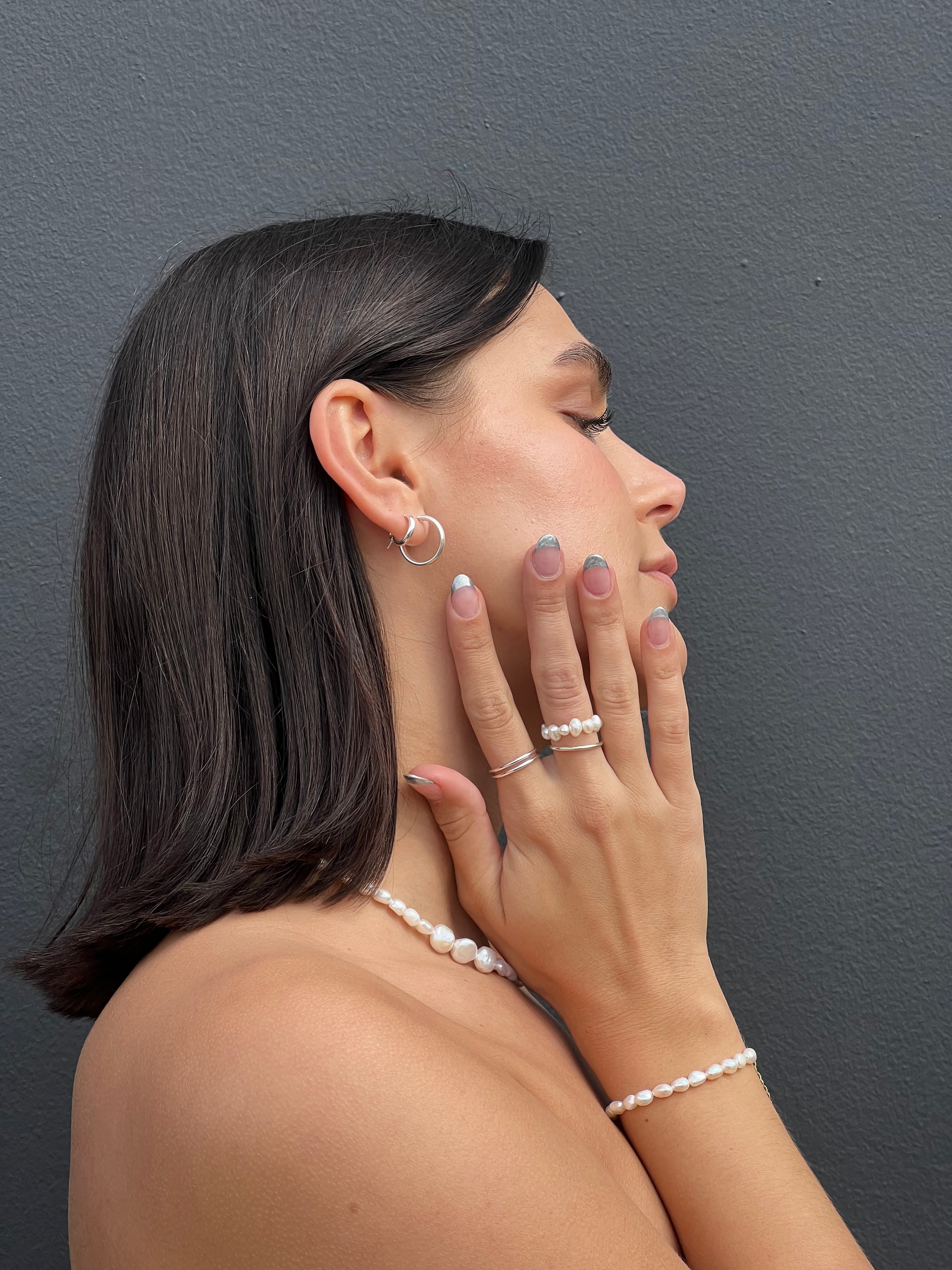 Small Hinge Hoops - Dainty Minimalist Gold Hoop Earrings for Women - Perfect for Everyday Wear, Work & Special Occasions