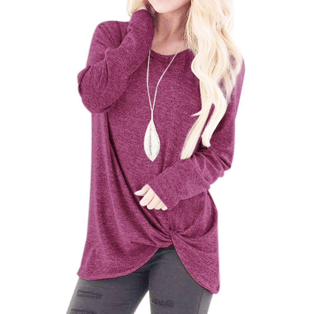 Quealent Women's Cold Shoulder Twist Knot Tunic Tops - Soft & Comfortable Blouses for Casual Wear, Office, and Summer Outfits