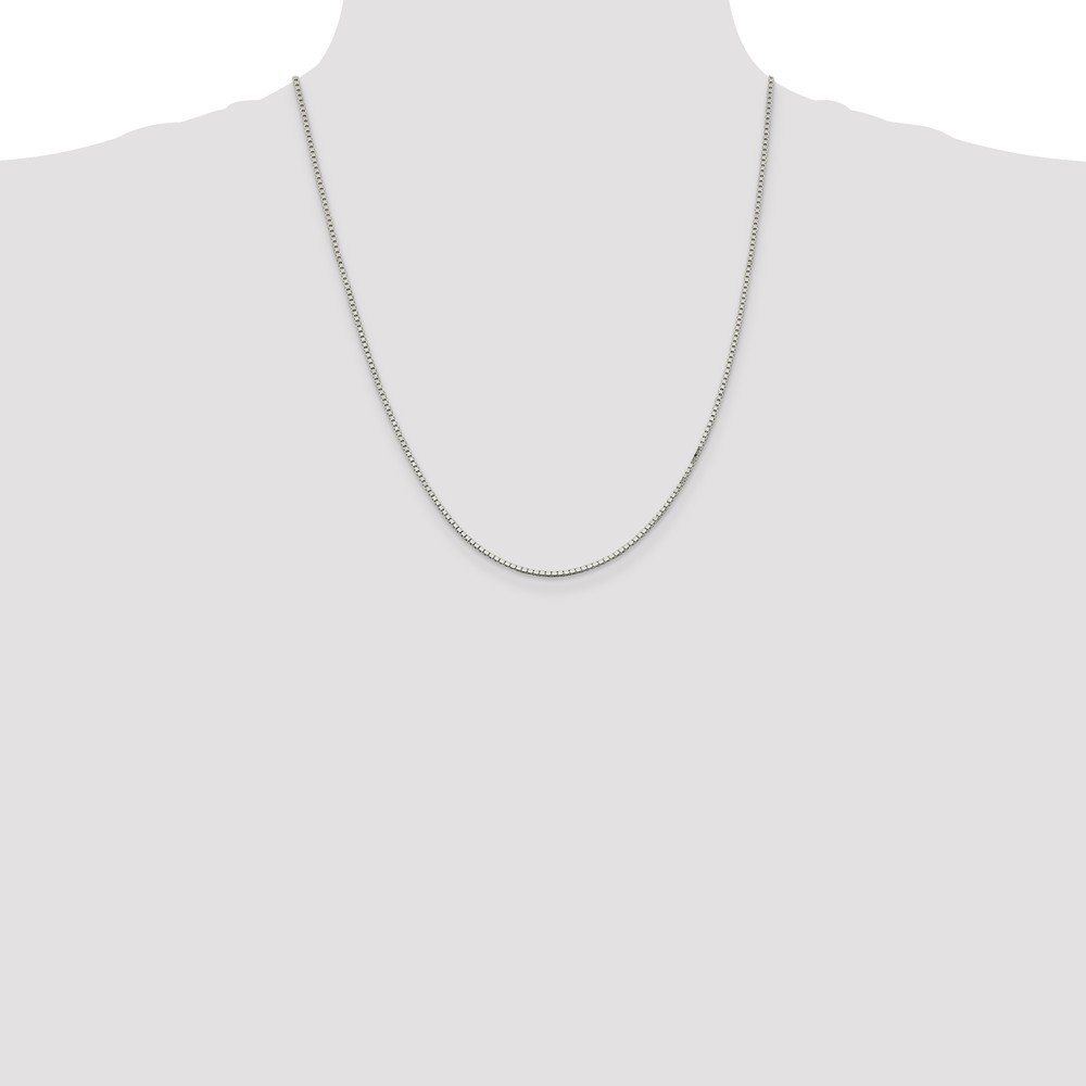 925 Sterling Silver 1.5mm Box Chain Necklace for Women & Men - Durable Lobster Clasp, Hypoallergenic Jewelry - Perfect for Everyday Wear, Gifts & Special Occasions