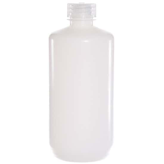 500ML (16OZ) Narrow Mouth HDPE Plastic Reagent Bottles with Secure Caps - Pack of 40 - Ideal for Laboratory, Chemical Storage & DIY Projects