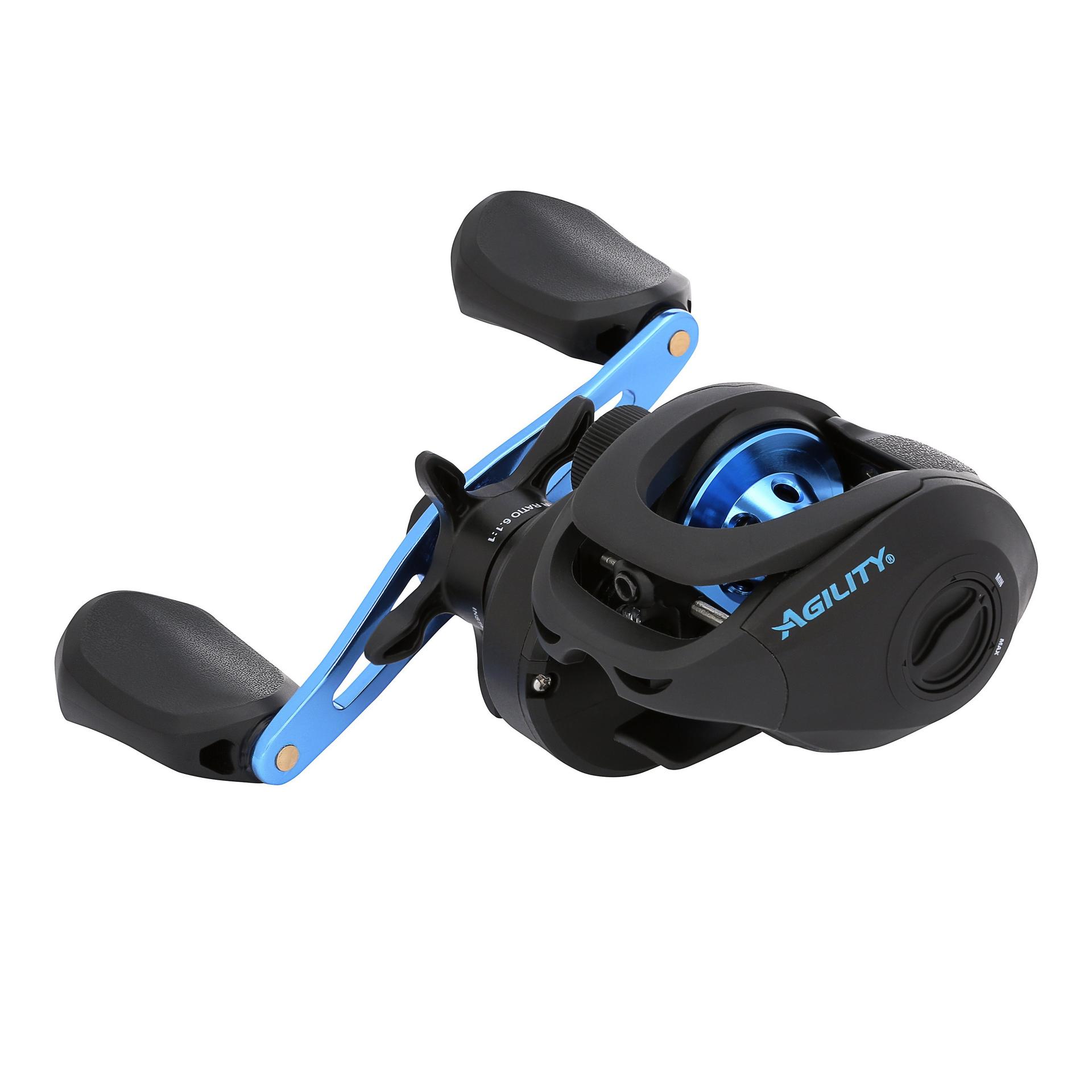 Agility® Low Profile Fishing Reel - Lightweight & Smooth Casting for Freshwater & Saltwater Angling | Perfect for Bass, Trout, and Inshore Fishing