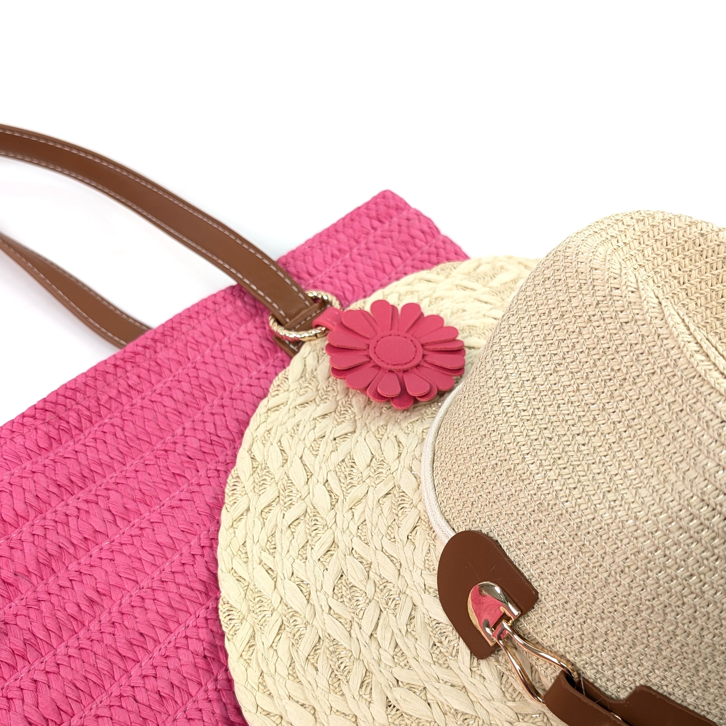 Bright Pink Flower Magnet Holder - Strong Magnetic Hook for Kitchen, Office & Bathroom Organization