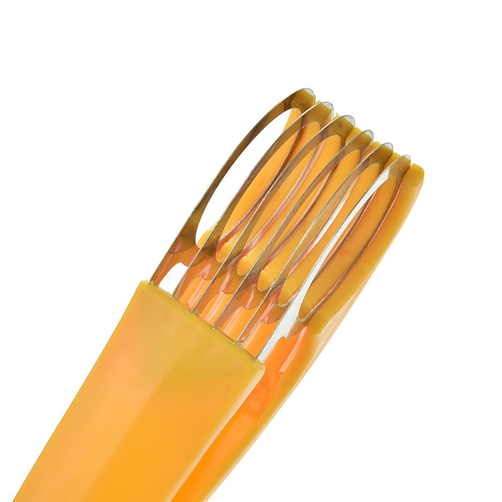 Funnytoday365 Stainless Steel Banana Slicer - Kitchen Fruit Cutter Tool for Banana, Cucumber, Sausage & Salad Prep - Perfect for Smoothies, Fruit Platters & Meal Prep