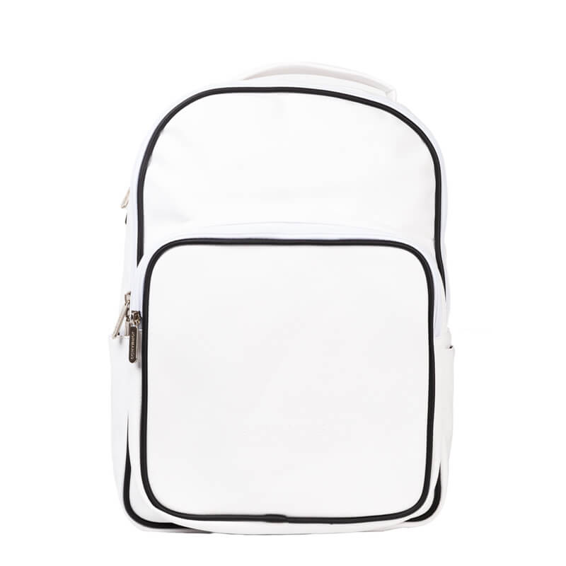Jormands T21 Backpack Carry-On Luggage - Lightweight Travel Backpack with USB Charging Port, Water-Resistant & Spacious for Men Women - Perfect for Airplane, Business Trips & Weekend Getaways (White/Black)