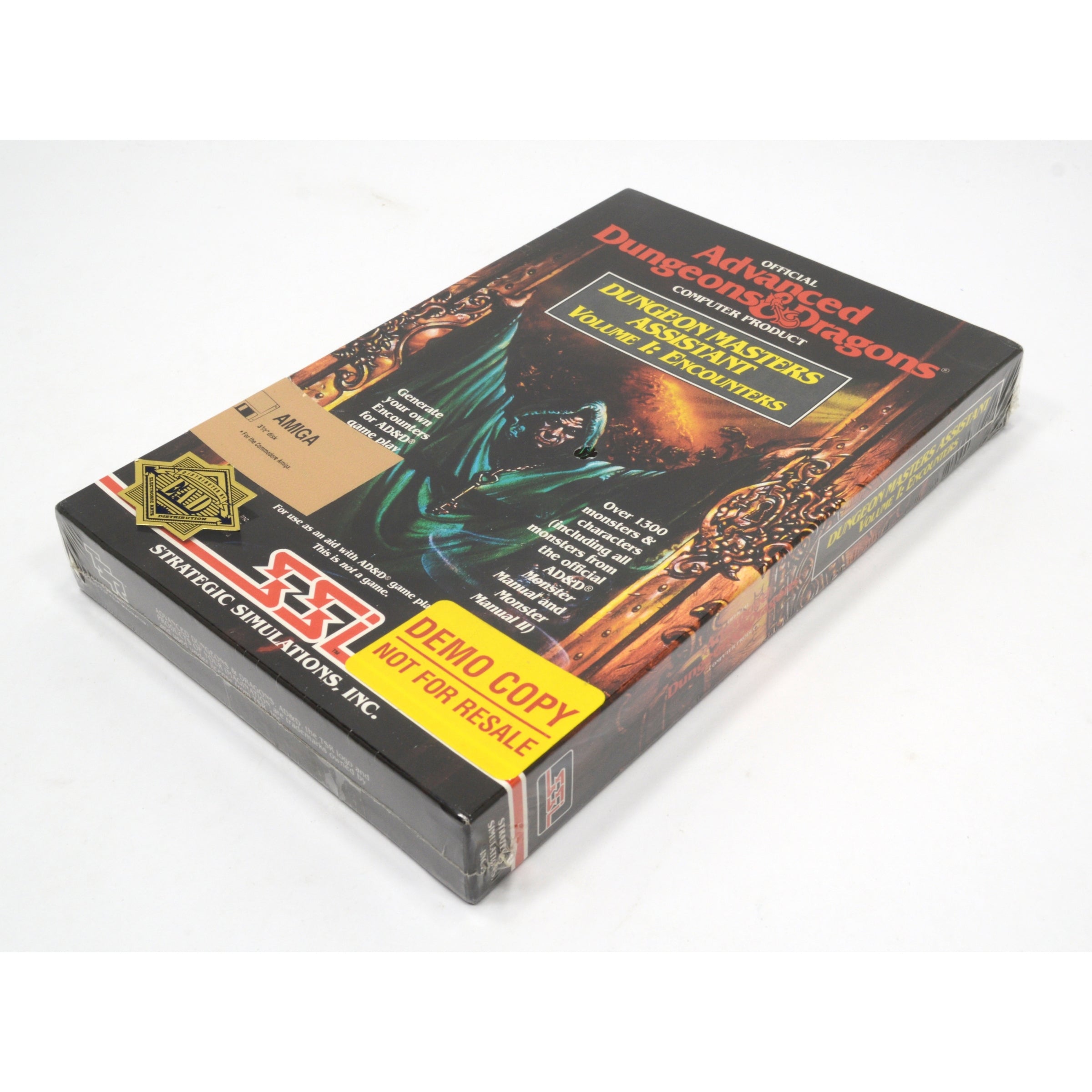 New & Rare COMMODORE AMIGA Sealed Dungeons & Dragons Game Volume I: Encounters Demo Copy - Perfect for Retro Gaming Collectors & D&D Fans