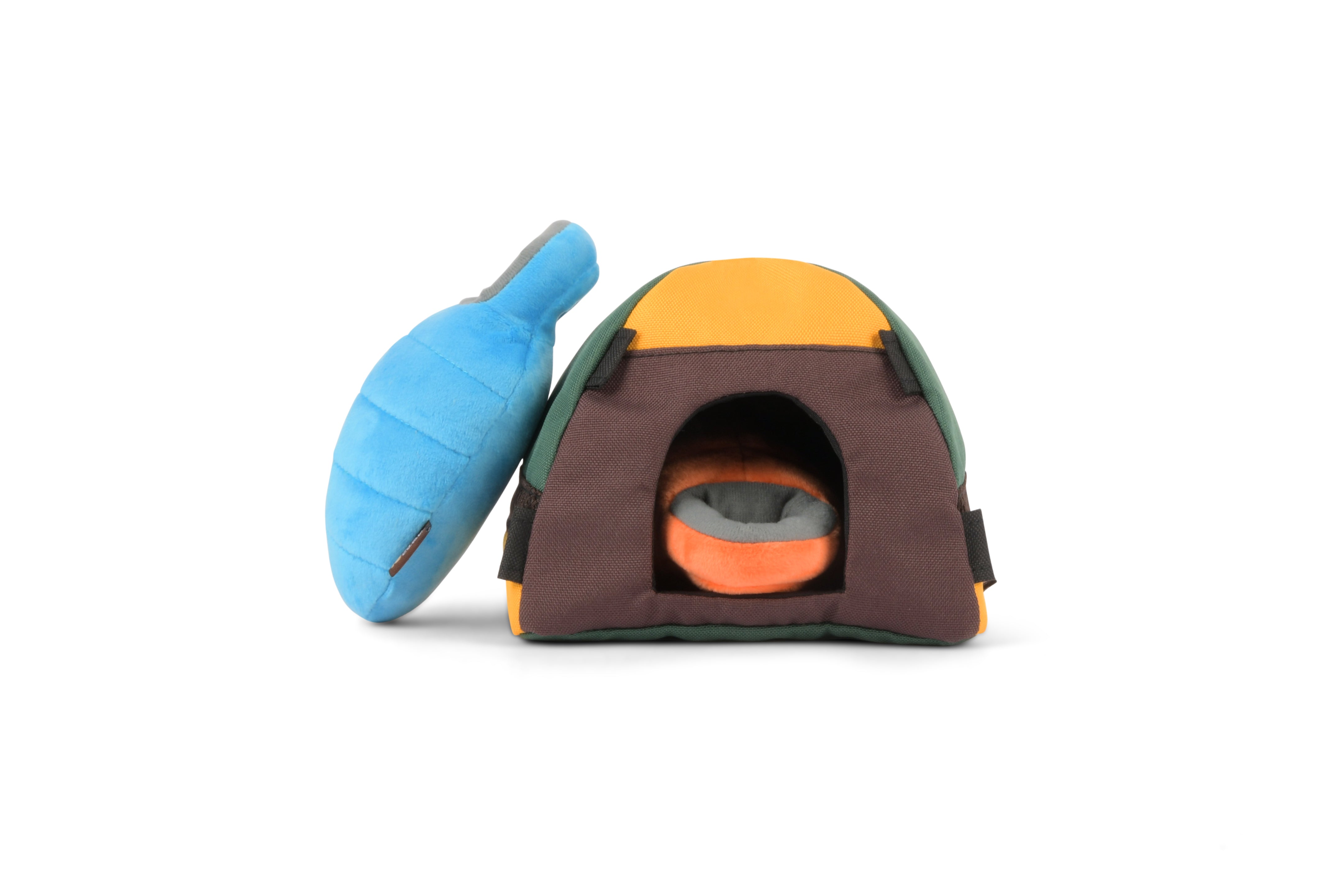 Camp Corbin™ Dog Plush Toy - Soft & Durable Chew Toy for Small & Medium Dogs | Perfect for Indoor Play, Outdoor Camping & Travel Adventures