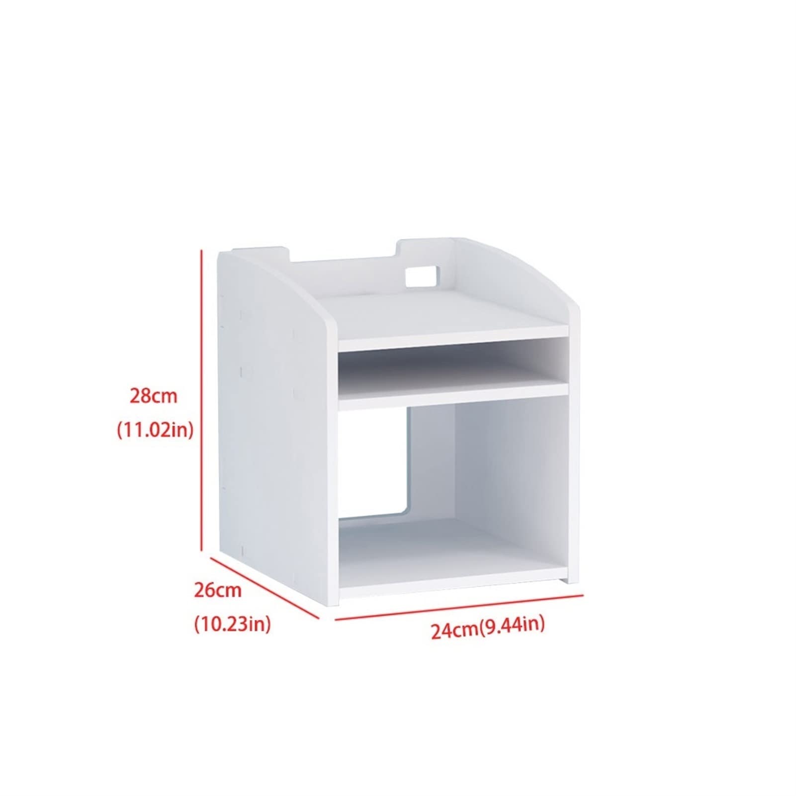Heavy Duty 3-Tier Printer Stand for Home & Office - Compact Desktop Shelf Organizer for Printers, Fax Machines & Copiers - Space-Saving Under Desk Storage Solution (Perfect for Small Offices & Home Workspaces)