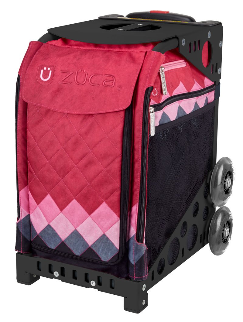 ZUCA Sport Bag - Pink Diamonds | Durable Gym & Travel Backpack for Women | Perfect for Yoga, Workouts & Sports Gear Storage