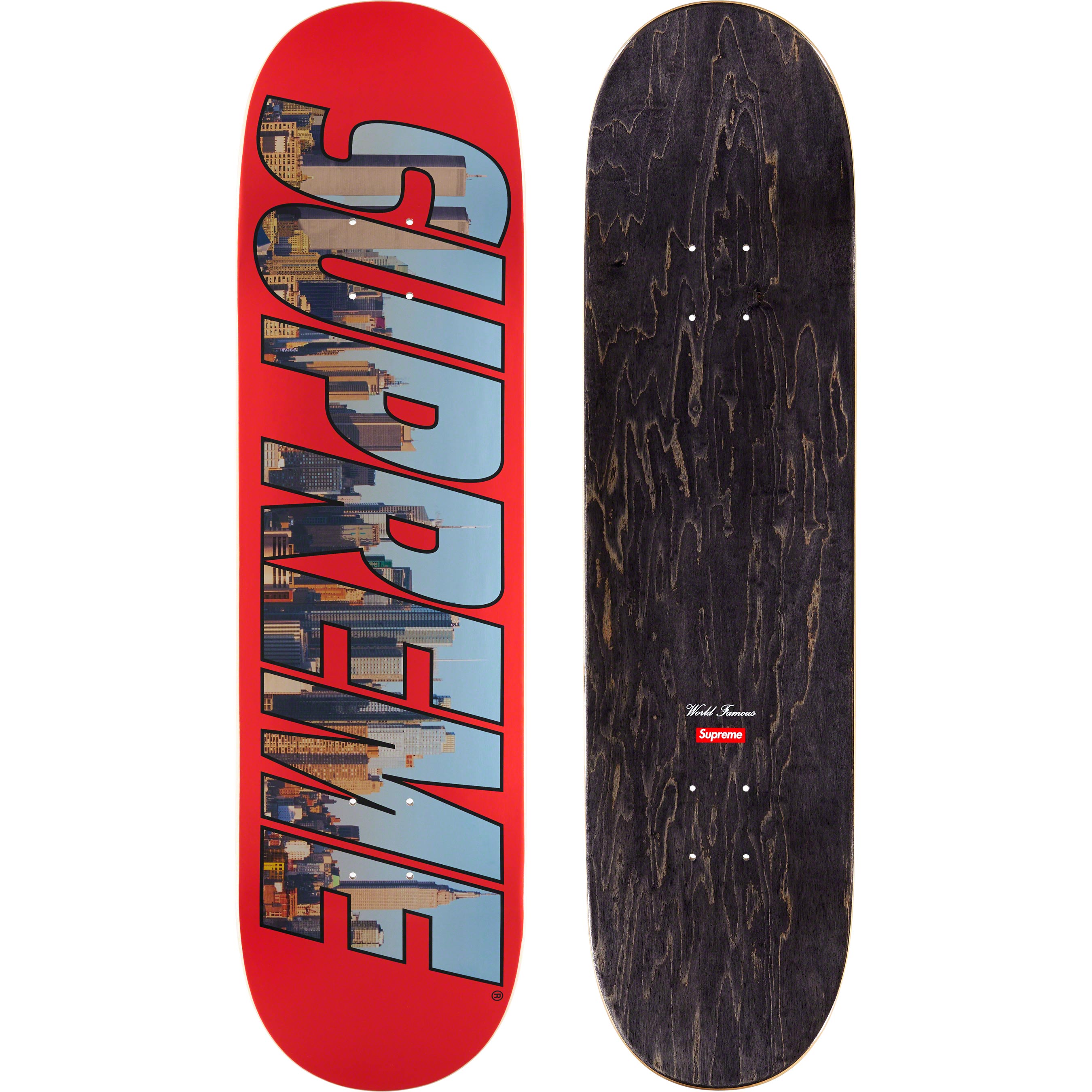 Supreme Gotham Skateboard Deck - Red | High-Performance Skateboard for Street & Park Riding | Perfect for Skaters & Collectors