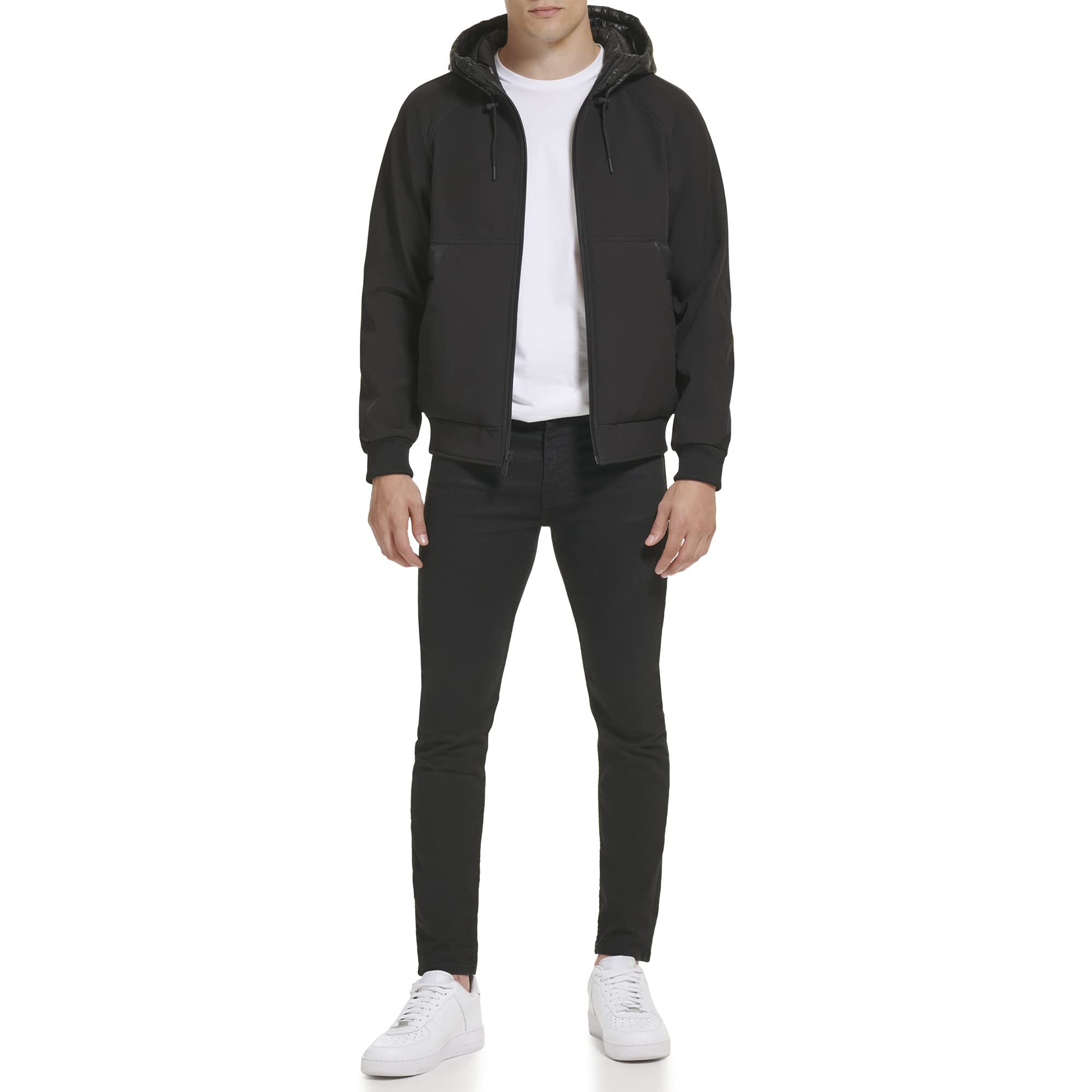 Kenneth Cole Men's Bomber Jacket - Lightweight Water-Resistant Flight Jacket for Casual & Outdoor Wear | Street Style & Travel Essential