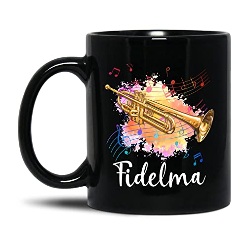 Trumpet Black Mug
