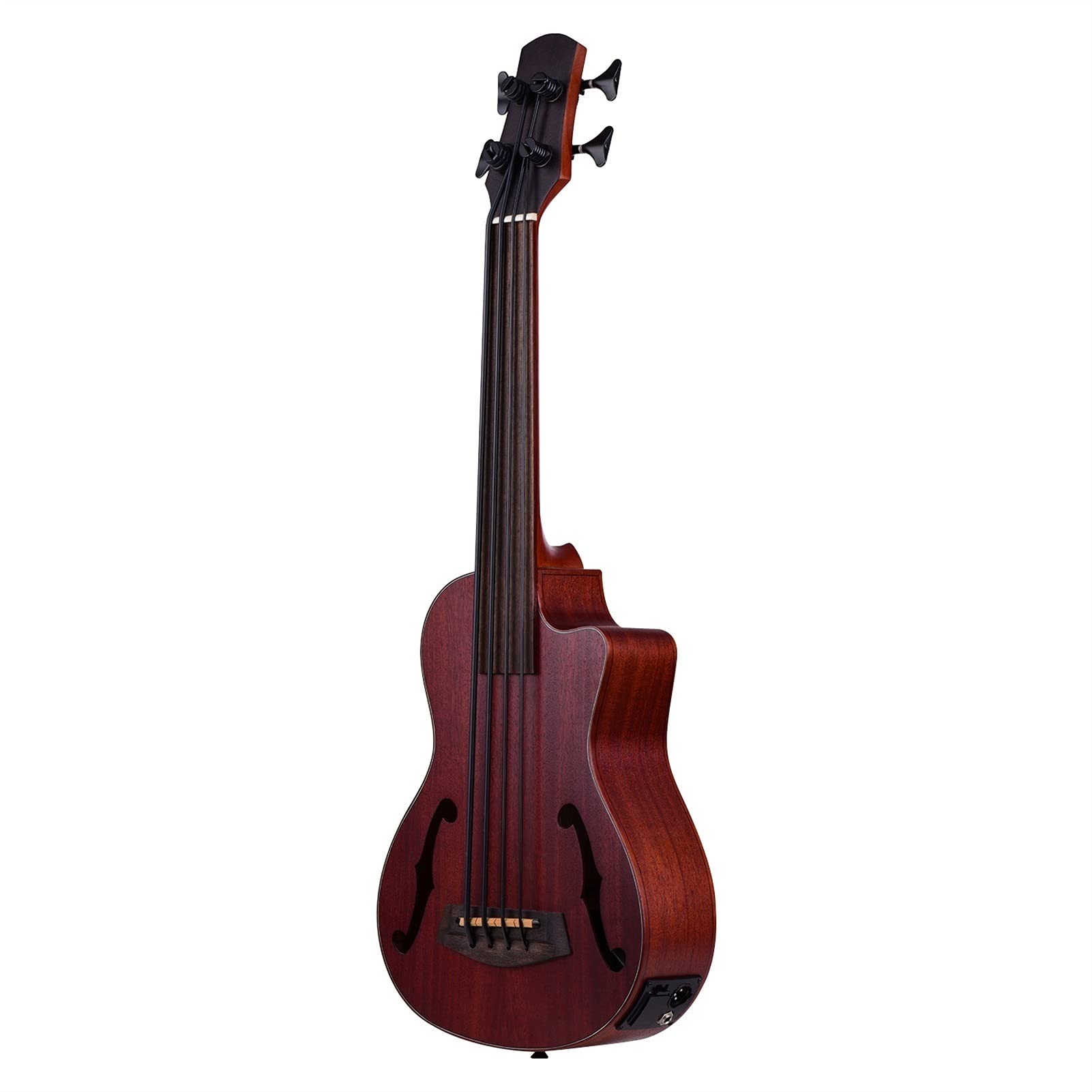 30 Inch Wooden Electric Acoustic Bass Ukulele for Kids - Professional Children's Ukulele with Accessories - Perfect for Music Lessons, Birthday Gifts & Home Performances