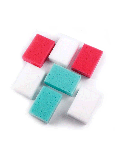 7-Pack Small Cleaning Sponges for Kitchen, Bathroom & Dishwashing - Multi-Purpose Scrub Sponges for Sinks, Countertops & Household Cleaning