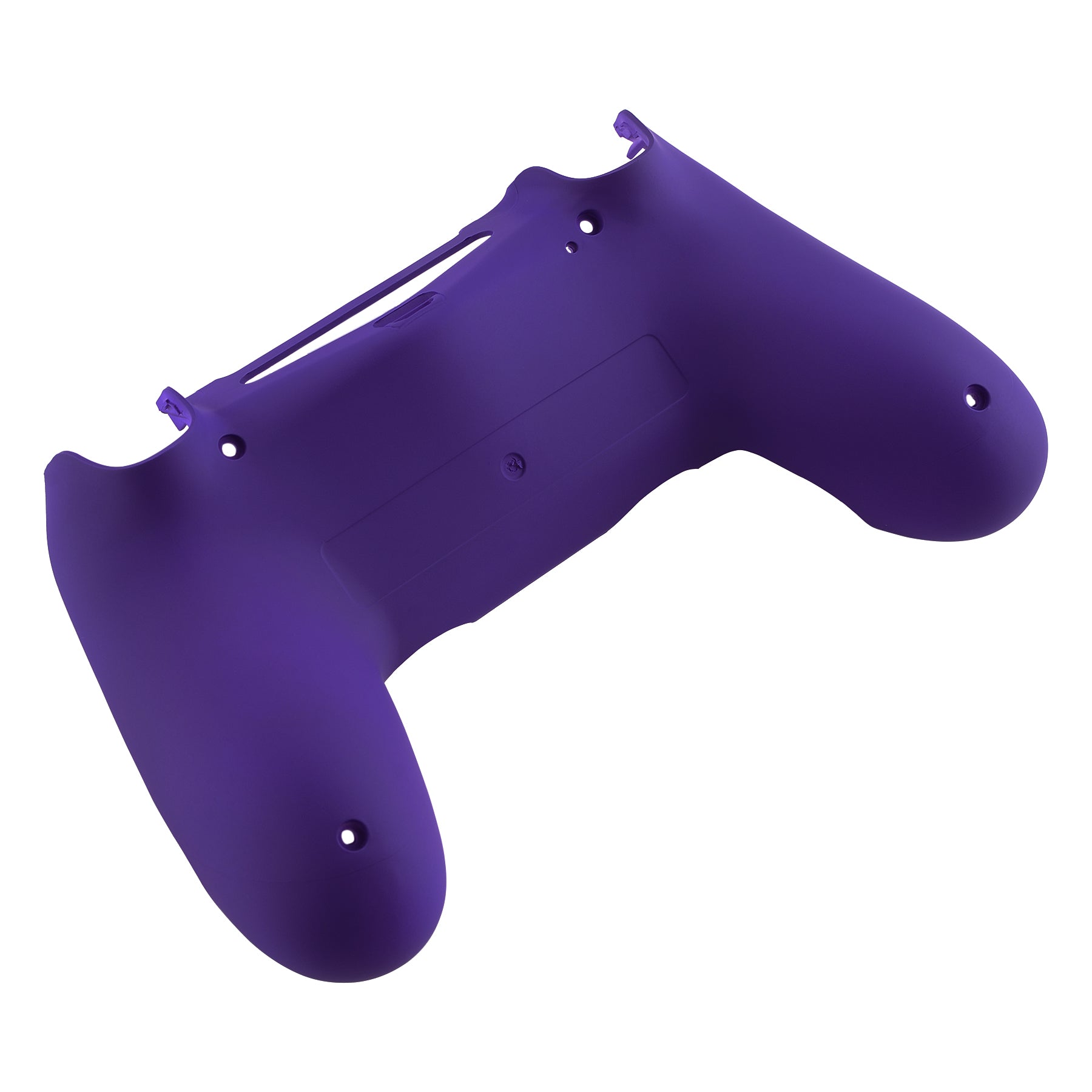 ExtremeRate Soft Touch Purple PS4 Controller Back Cover - Replacement Housing Shell for PS4 Slim/Pro (JDM-040, JDM-050, JDM-055) | Enhanced Grip & Comfort for Gaming Sessions