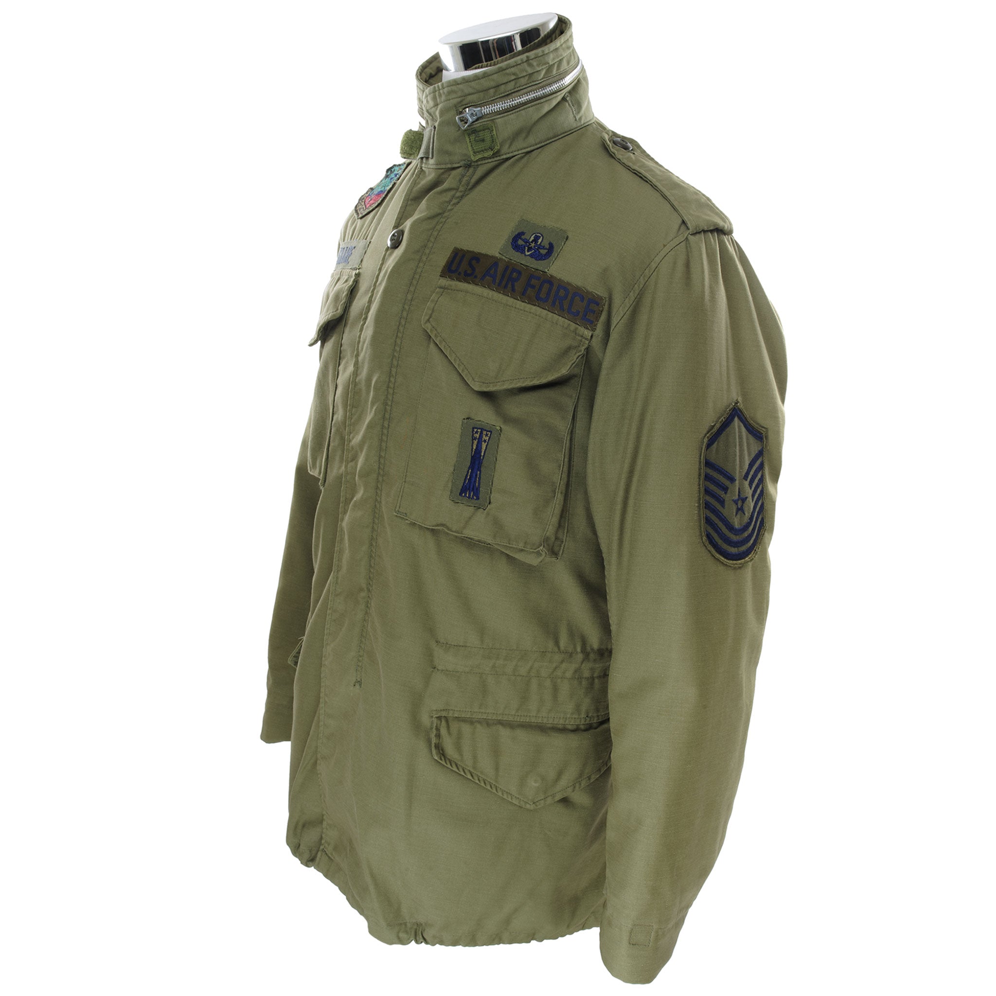 Vintage USAF US Air Force M-1965 M65 Field Jacket Small Long - 1960s Vietnam War Military Surplus - Perfect for Reenactments, Collectors & Outdoor Adventures