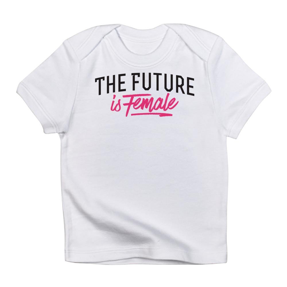 The Future is Female Infant Baby T-Shirt - Cute Feminist Onesie for Girls & Toddlers - Perfect for Playdates, Nursery, and Everyday Wear