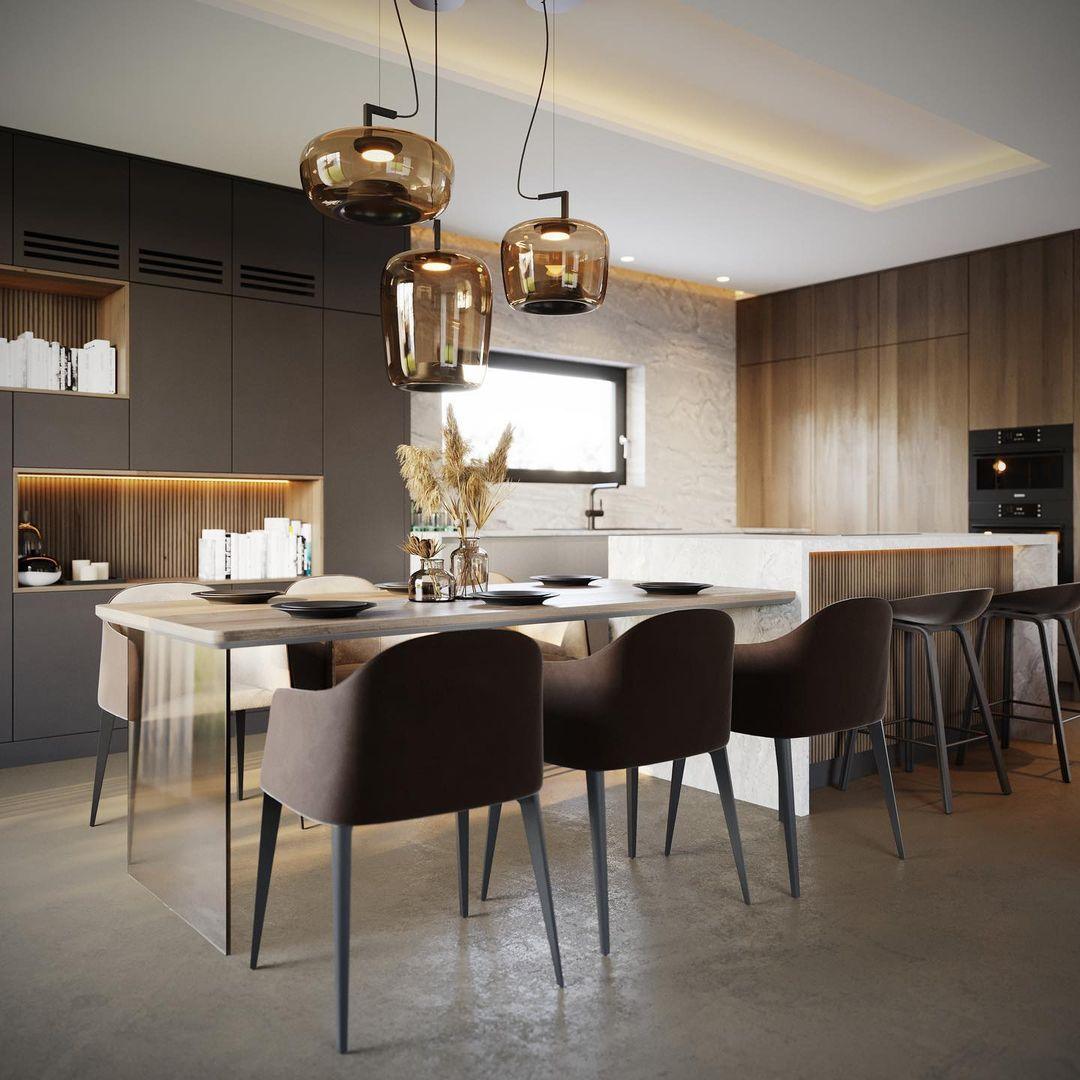 Modern Double Pendant Lamp - Adjustable Hanging Light Fixture for Kitchen Island, Dining Room, and Living Room Decor