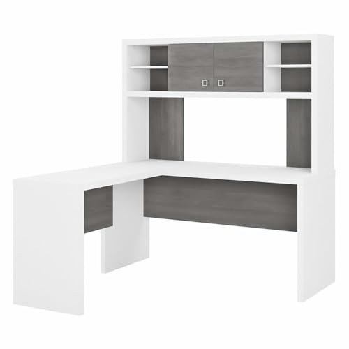 Pure White and Modern Gray