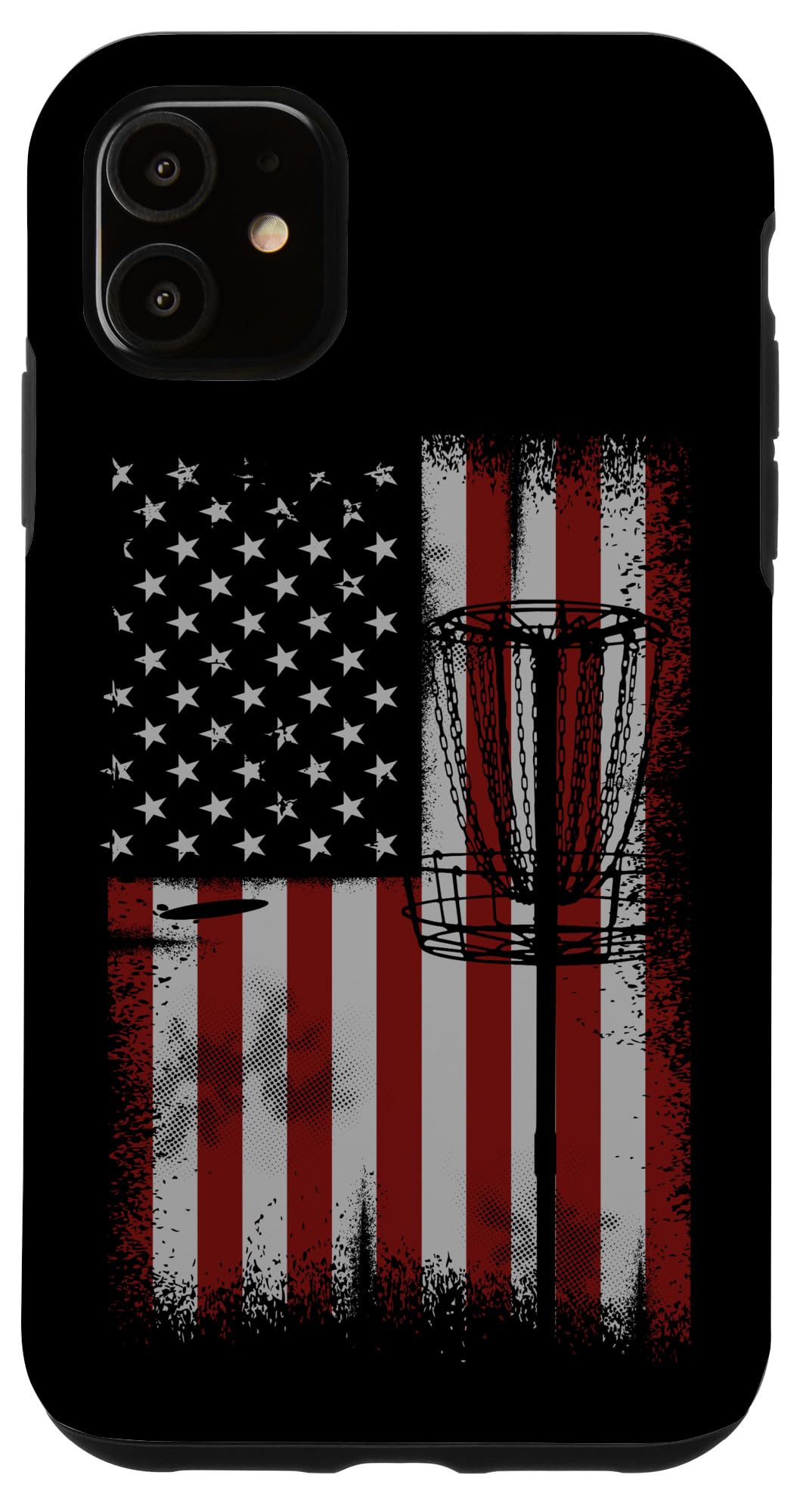 iPhone 11 Case - Patriotic American Flag Design | Perfect Gift for Disc Golf Players & Enthusiasts | Durable Protection for Everyday Use & Sports Activities