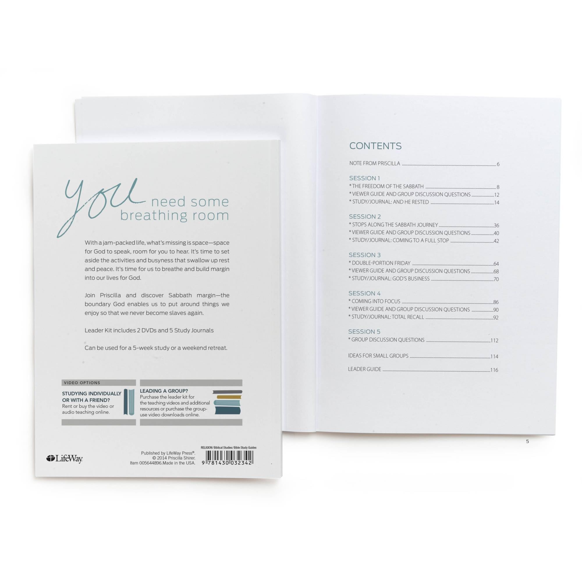 Breathe: Making Room for Sabbath - 5-Session Bible Study Guide for Christian Devotion & Spiritual Growth | Perfect for Small Groups, Personal Reflection & Sunday School