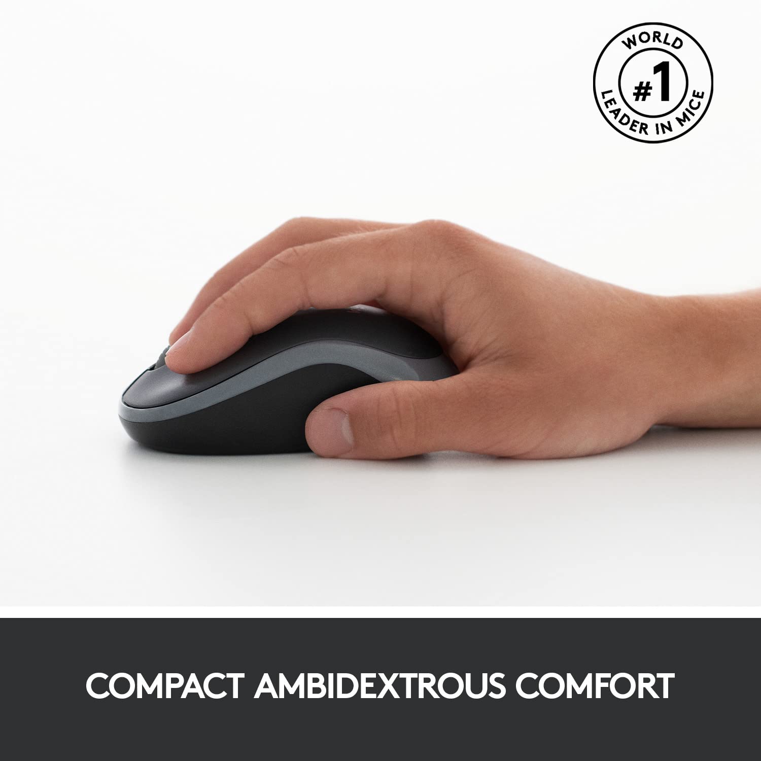 Logitech MK270 Wireless Keyboard and Mouse Combo for Windows & Mac - Black | Ergonomic Wireless Desktop Set for Home Office, Gaming & Productivity (Brand New)