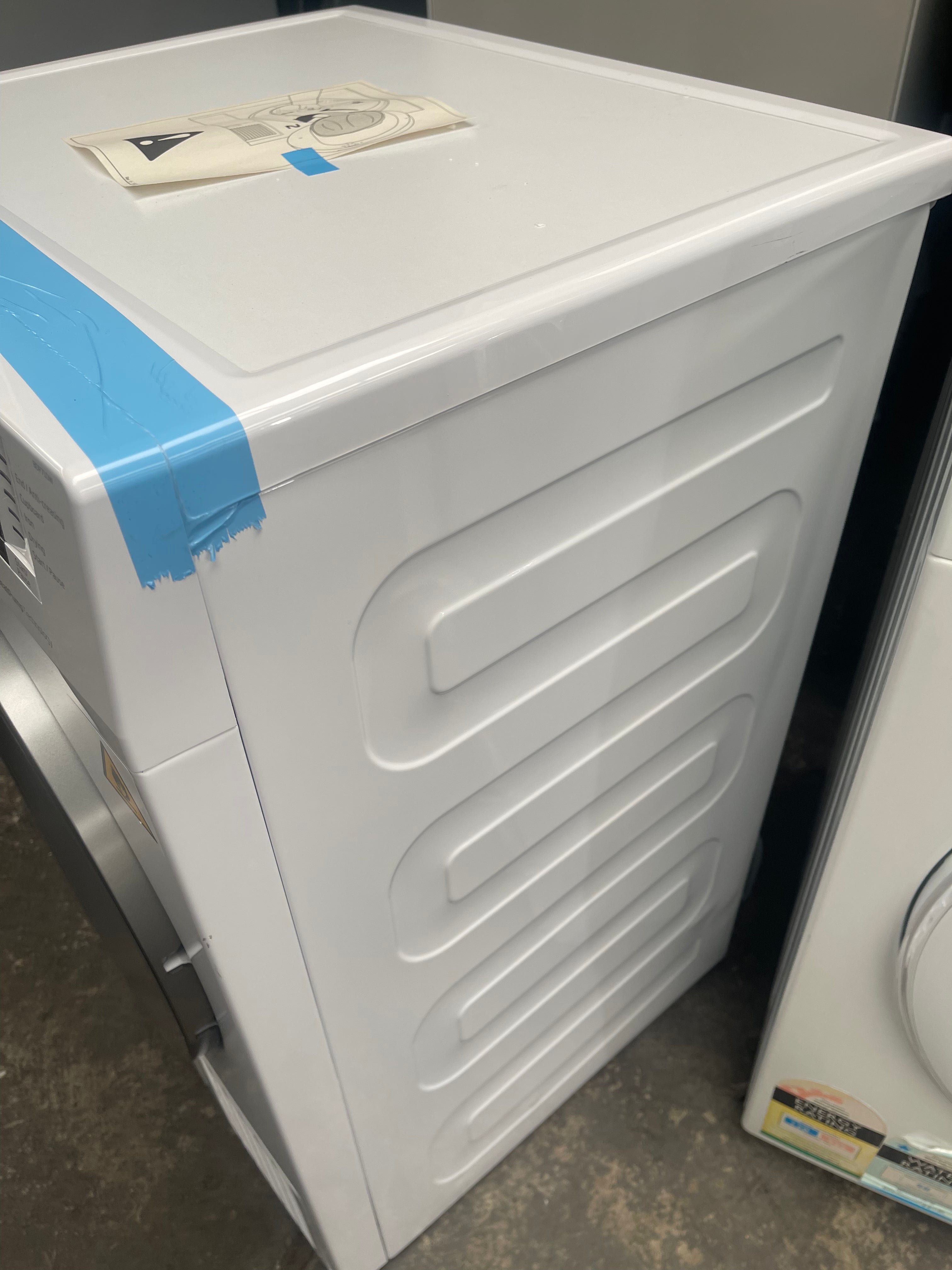 Beko BDP710W 7kg Heat Pump Dryer - Energy Efficient, Quiet & Gentle on Clothes | Factory Second Condition | Perfect for Apartments, Laundry Rooms & Small Spaces