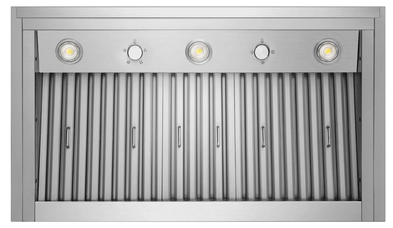 Victory 42-Inch Range Hood Insert - 900 CFM Dual Blower Commercial Grade Kitchen Ventilation System for Home Cooking, Grilling & Heavy Duty Use