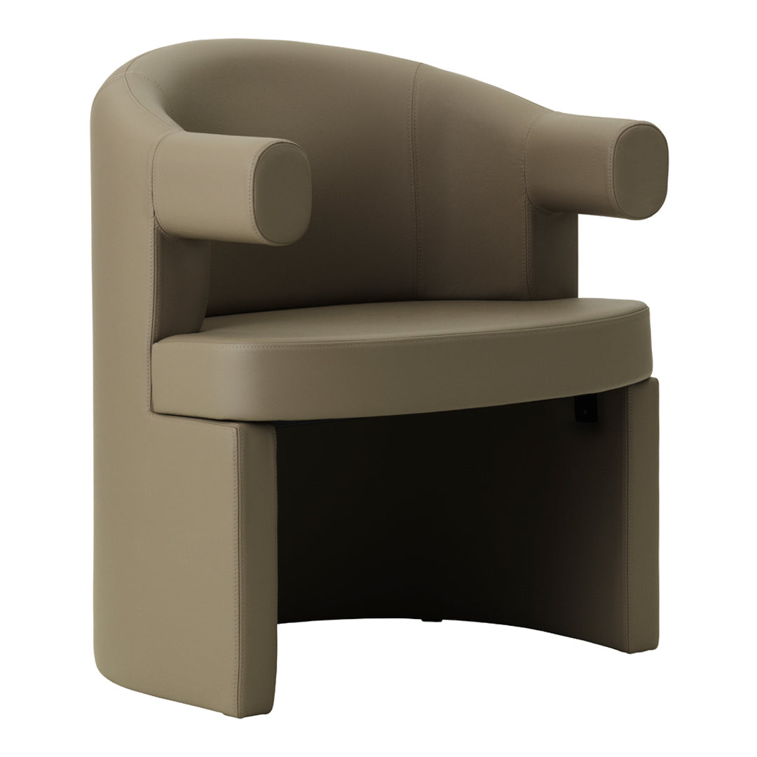 Simon Legal Burra Armchair by Normann Copenhagen - Modern Scandinavian Lounge Chair for Living Room, Office & Reading Nook