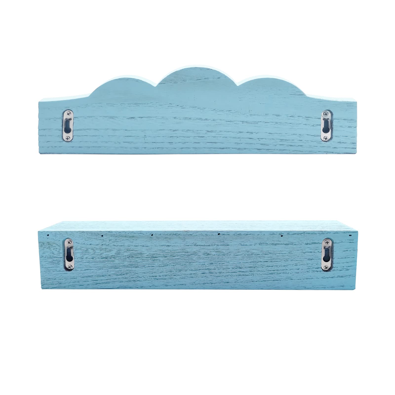 Sturdy Coffee Cup Holder with Hooks - Farmhouse Kitchen Decor, Mug Organizer & Display for Coffee Bar Accessories (Blue) - Perfect for Kitchen, Coffee Station, and Home Decor Organization