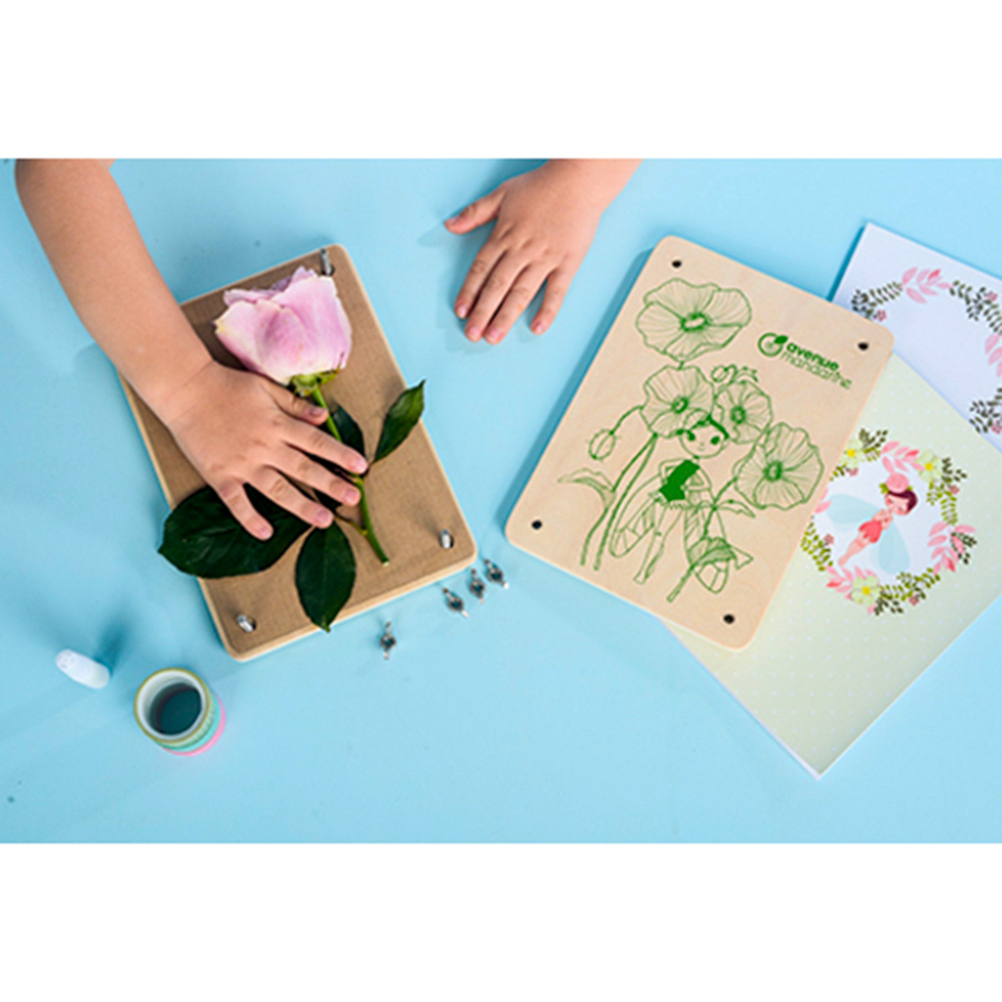 Creative Flower Press Kit for Herbarium & Botanical Art - Perfect for DIY Pressed Flowers, Nature Crafts, and Scrapbooking Projects