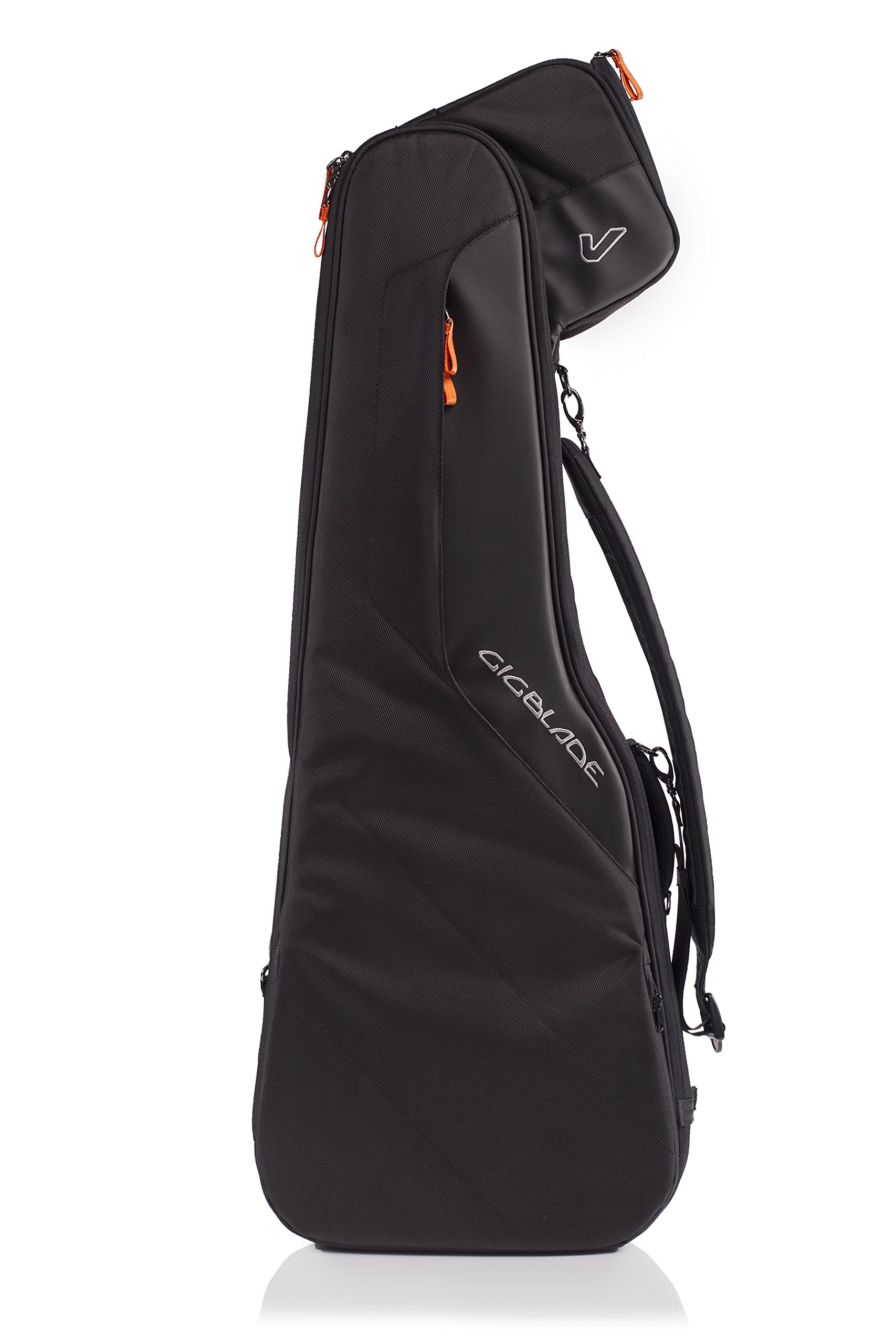 Gruv Gear GigBlade 2 Electric Guitar Stand - Portable & Foldable Black (GIGBLADE2-EG-BLK) | Perfect for Gigging Musicians & Home Practice