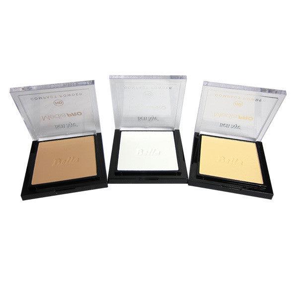 Ben Nye MediaPRO Bella Poudre Compact Powder - Full Size Makeup Setting Powder for Flawless Matte Finish | Perfect for Professional Makeup Artists & Daily Use