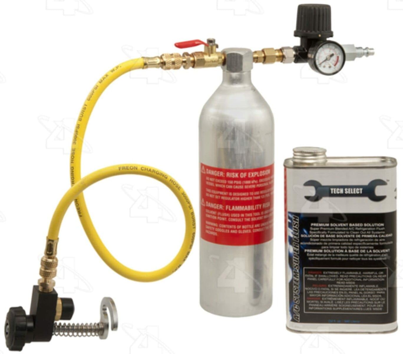 Four Seasons 99951 Flush Gun Tool Kit - Professional Plumbing & HVAC Cleaning Equipment for Toilets, Sinks, and Drain Lines | Perfect for Home Maintenance and Commercial Use