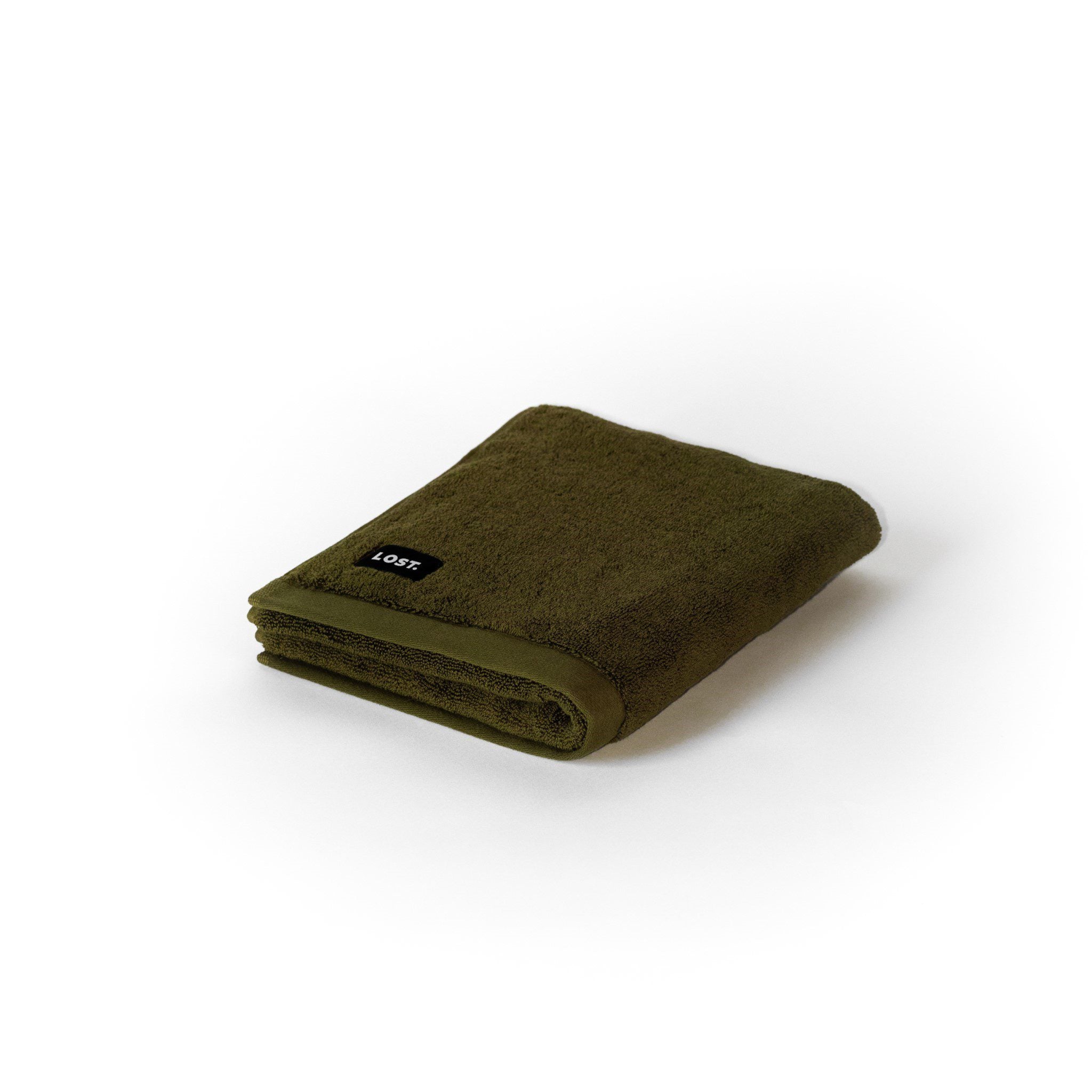 Premium LOST TOWELS Bath Mat 50x80cm (20x32 Inches) - Soft Absorbent Non-Slip Khaki Bathroom Rug - Perfect for Bathroom, Shower, and Spa Use
