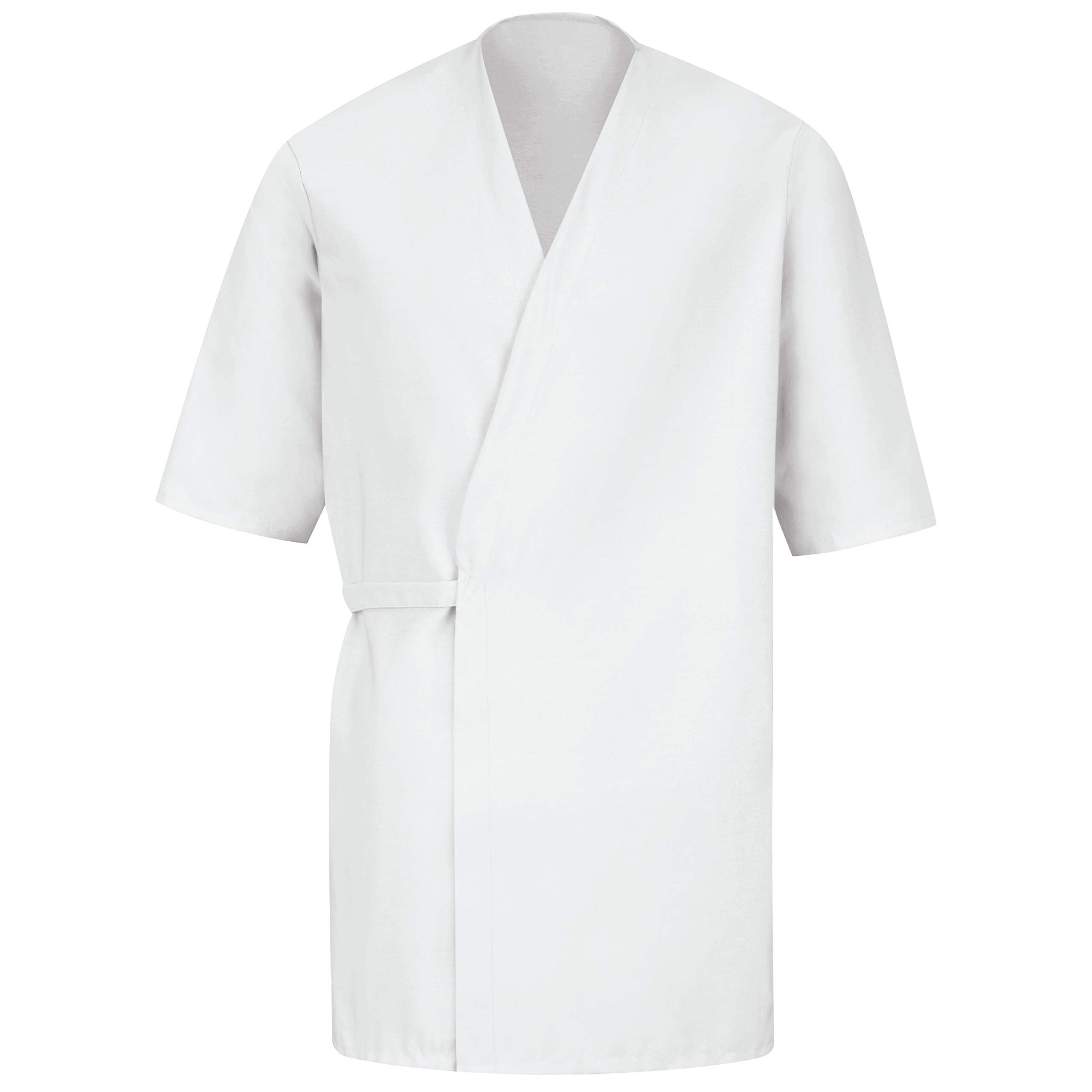 Red Kap Men's Collarless Butcher Wrap - Professional Chef Apron for Cooking, BBQ & Kitchen Work - Durable Workwear for Butchers, Cooks & Food Service