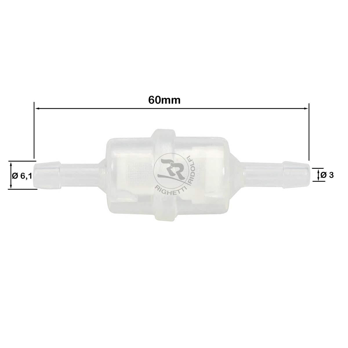 High-Quality 60mm Standard Fuel Filter for Cars, Trucks & SUVs - Reliable Engine Protection & Performance Boost - Perfect for Automotive Maintenance & DIY Repairs