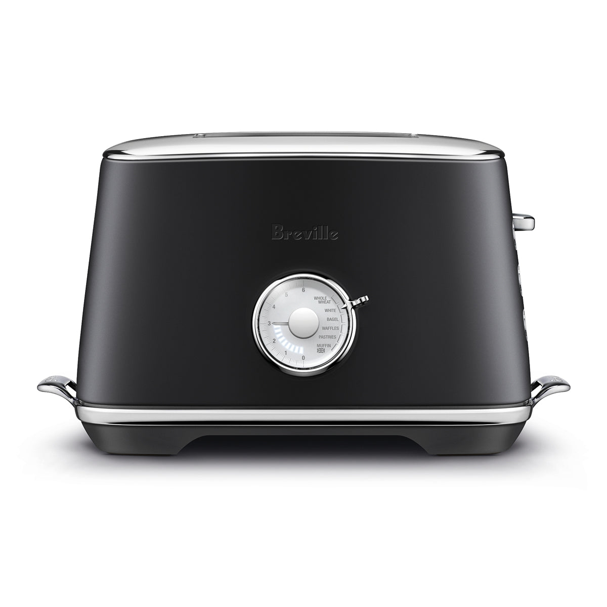 Breville The Toast Select Luxe 2-Slice Toaster - Black Truffle | Premium Stainless Steel, Custom Browning Control | Perfect for Breakfast, Brunch & Home Kitchen