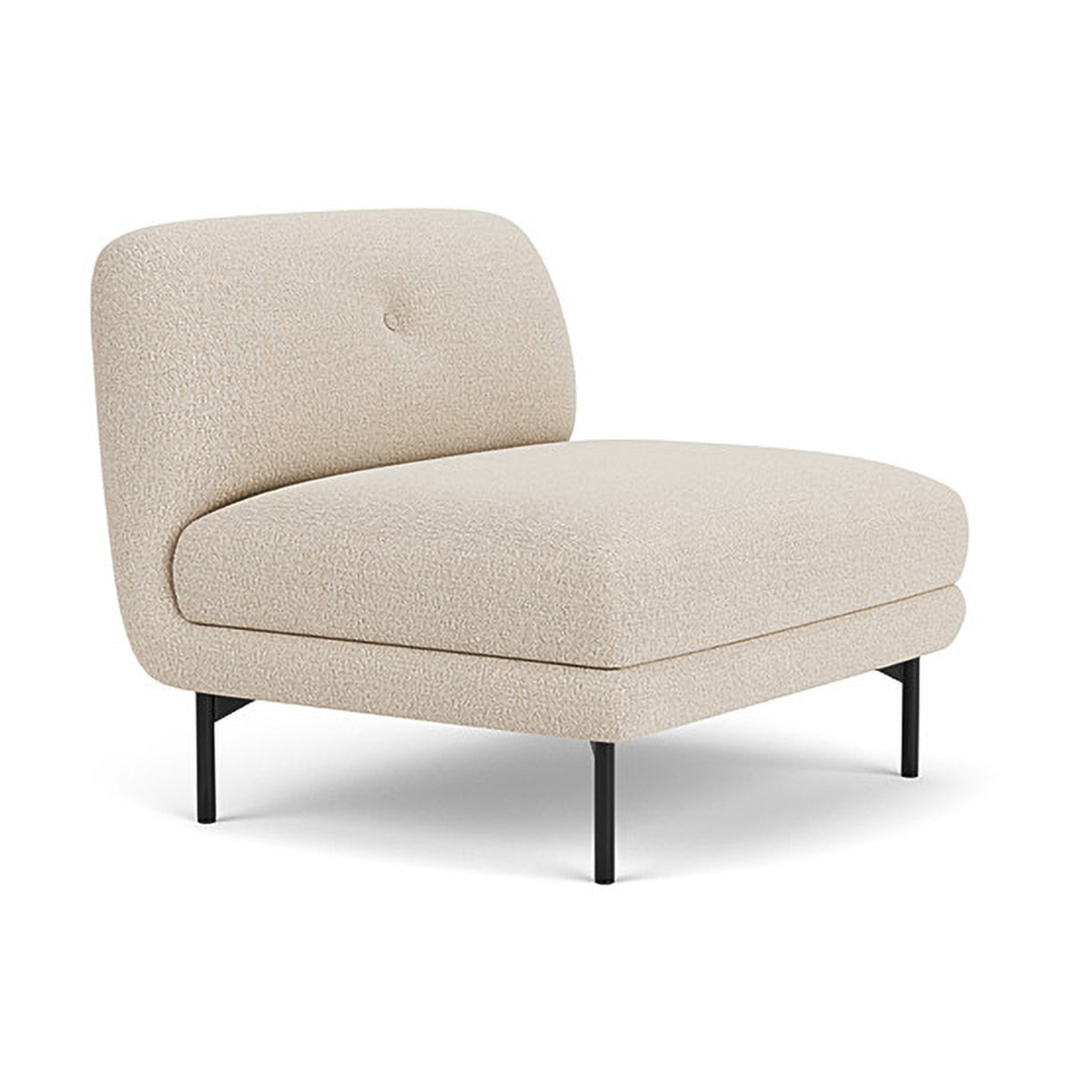 Alfred Boucle Modular Armless Sectional Sofa - Modern Comfort for Living Room, Lounge & Office Spaces