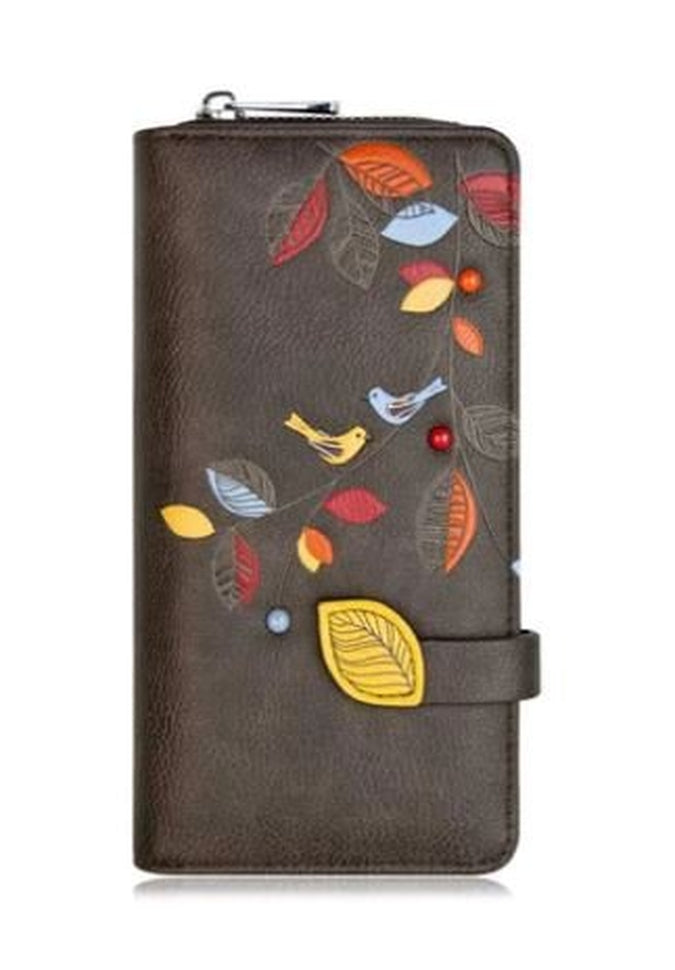 Espe Avery Clutch Wallet for Women - RFID Blocking Leather Card Holder with Wristlet Strap - Perfect for Travel, Shopping & Night Out