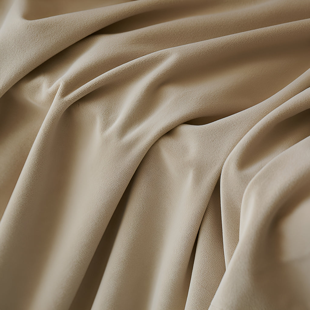 Emilee Solid Soundproof Blackout Custom Curtains for Bedroom & Living Room - Noise Reducing Thermal Insulated Window Drapes for Home & Office