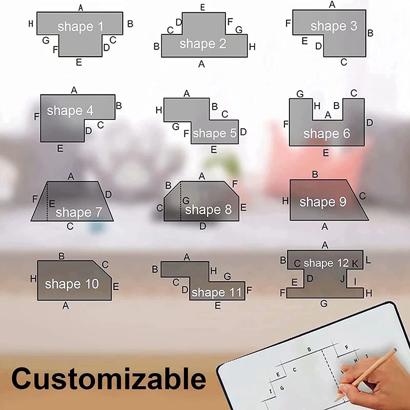 KaYomax Custom Bench Cushions - Indoor & Outdoor Furniture Cushions for Bay Window Seats, Patio Porch Swings, Living Room Sofas - High-Quality Upholstery Foam Pads in Silver Grey - Perfect for Home, Garden, and Relaxation Spaces